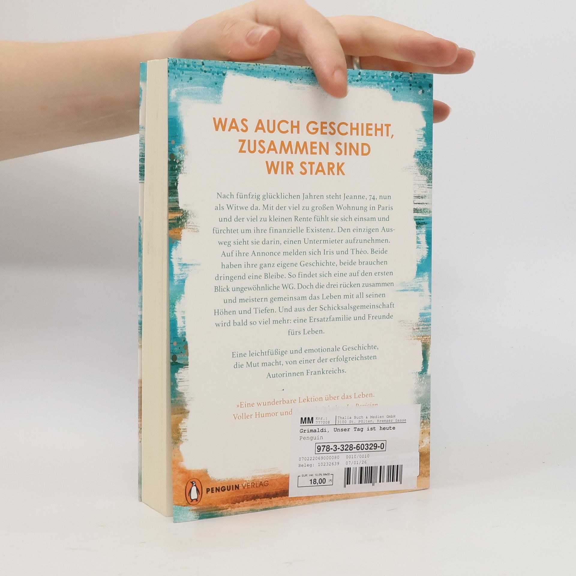 Virginie Grimaldi Unser Tag ist heute