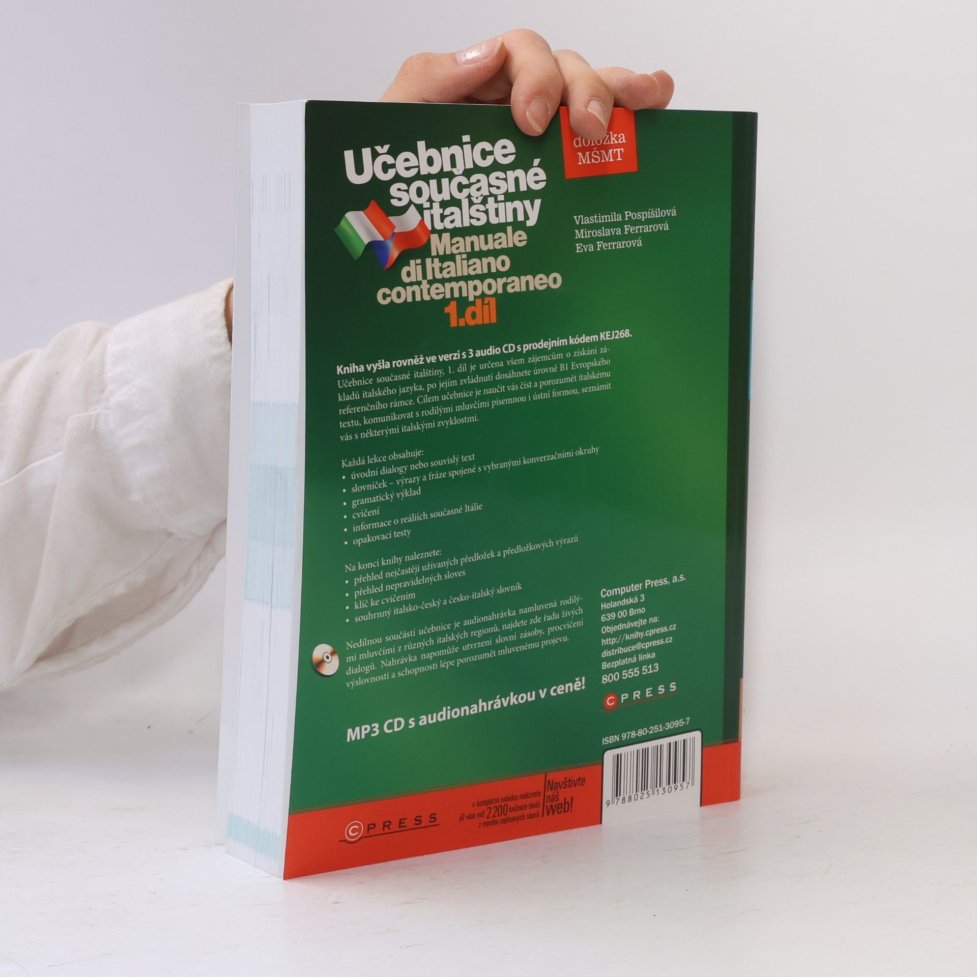Vlastimila Pospíšilová Učebnice současné italštiny = Manuale di Italiano contemporaneo 1. díl