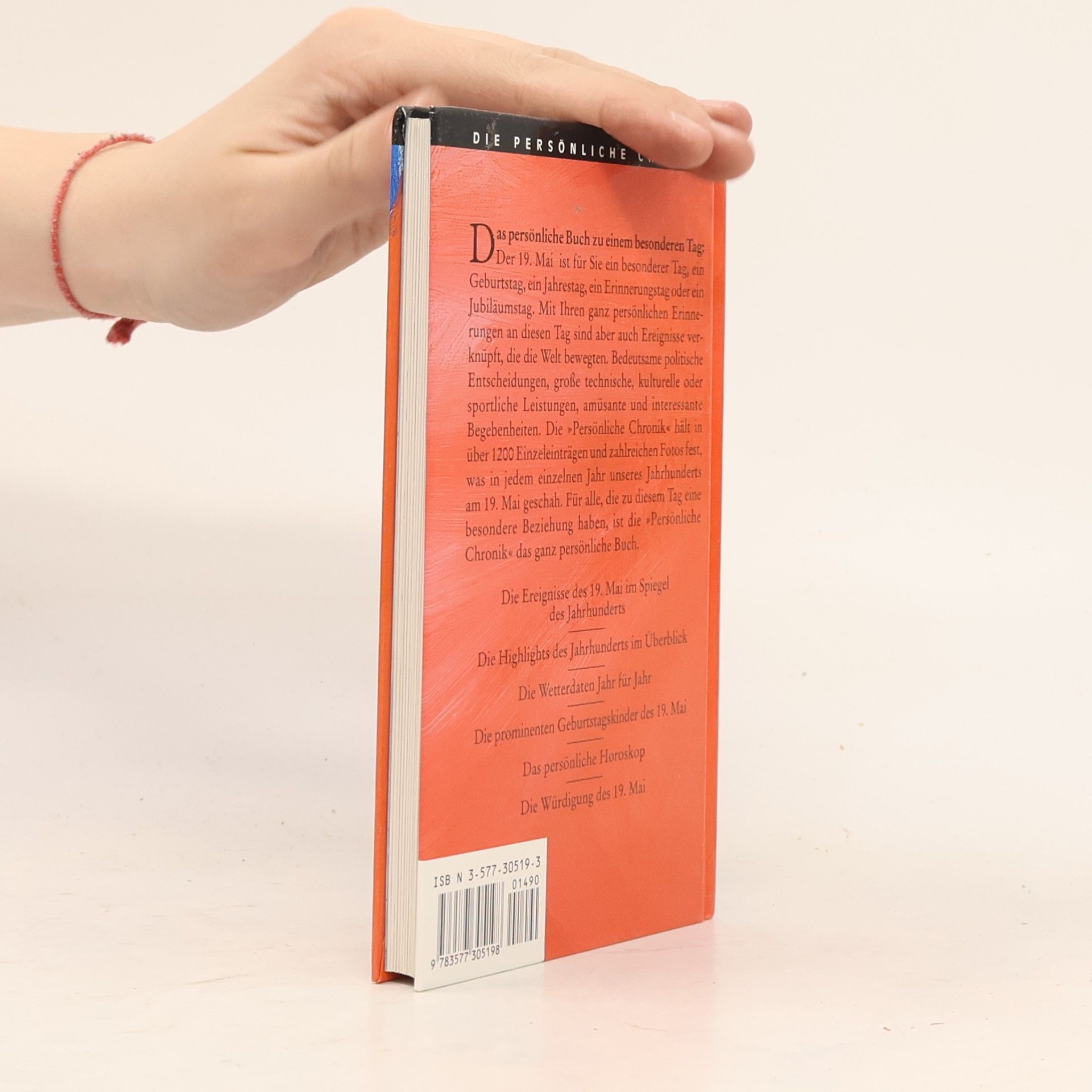 Kolektív autorov Die persönliche Chronik. Das Buch vom 19. Mai