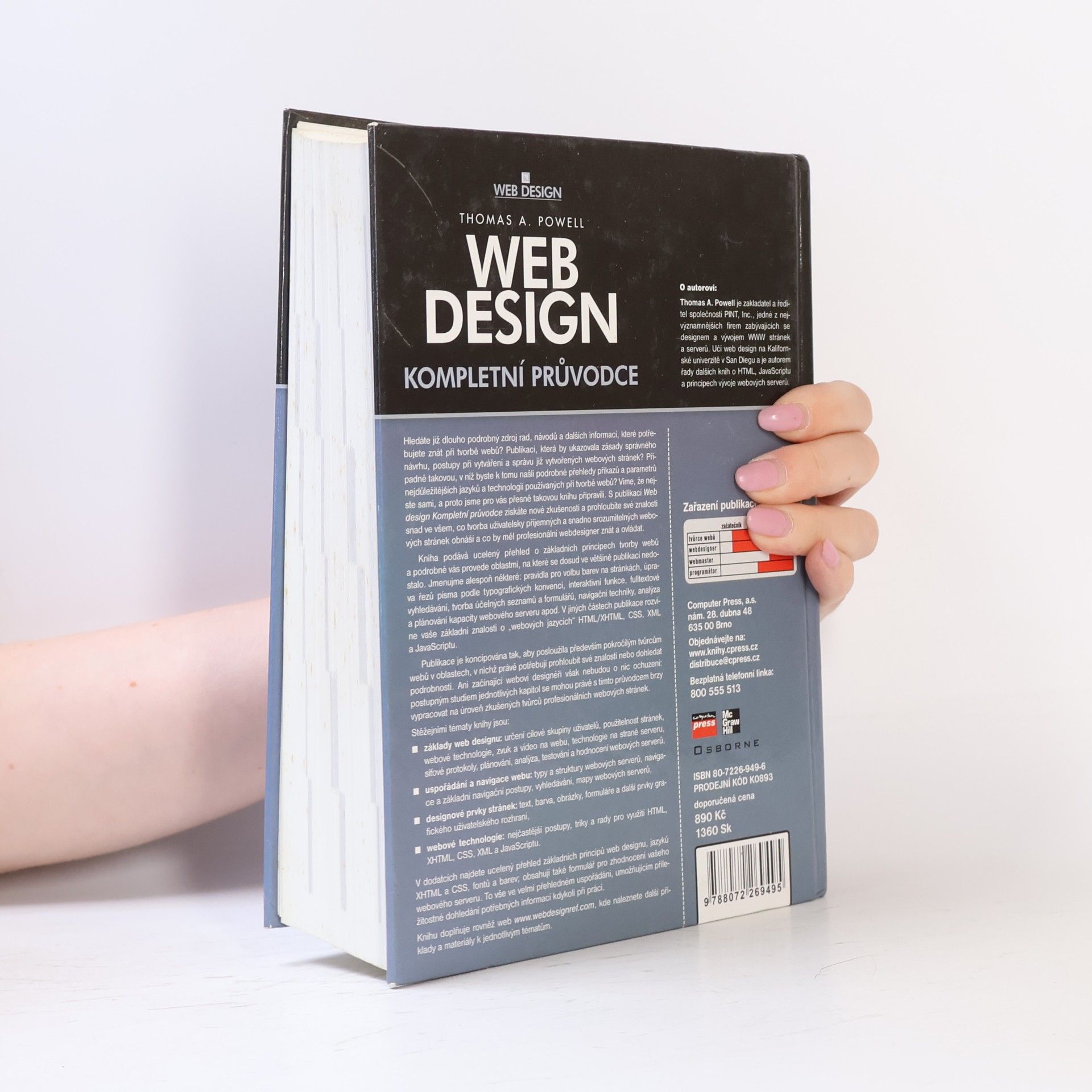 Thomas A. Powell Web design. Kompletní průvodce