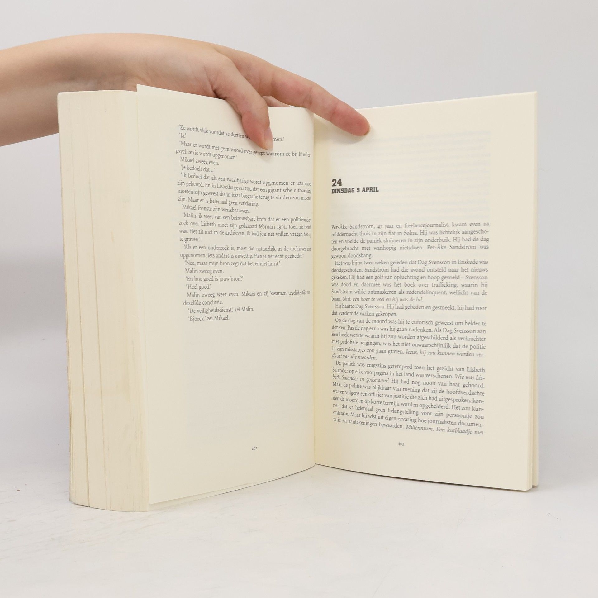 Stieg Larsson De vrouw die met vuur speelde