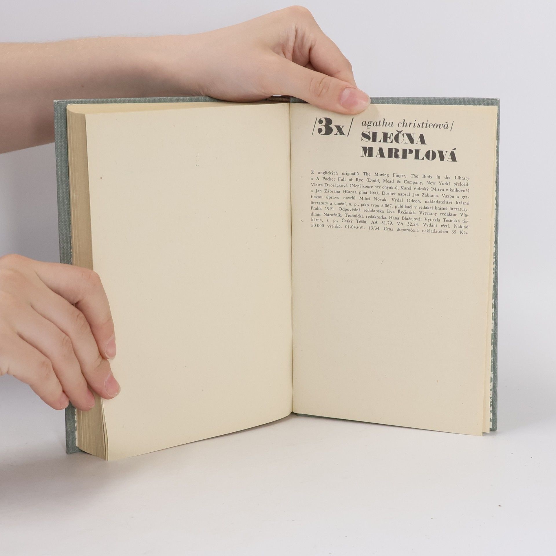 Agatha Christie Třikrát slečna Marplová
