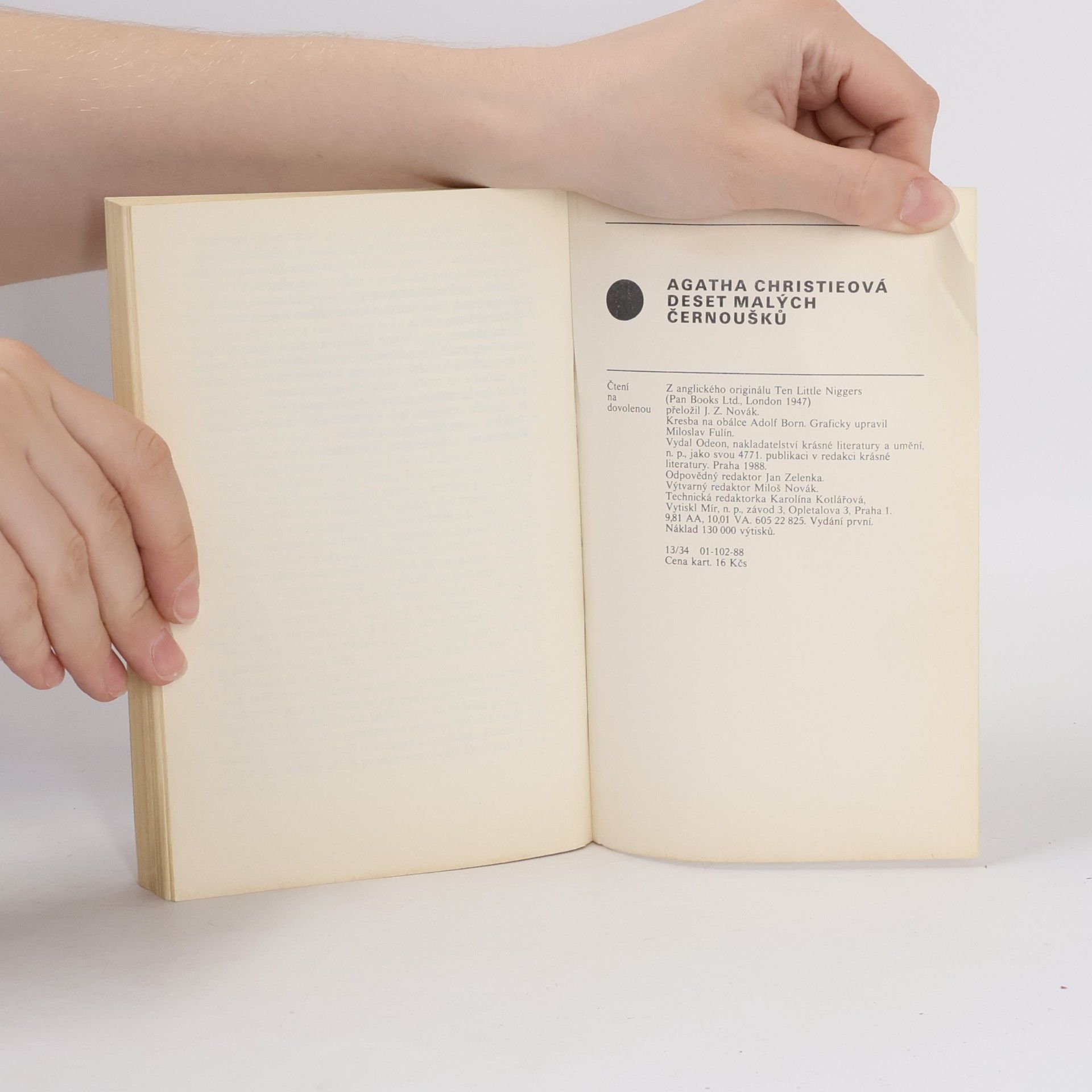 Agatha Christie Deset malých černoušků