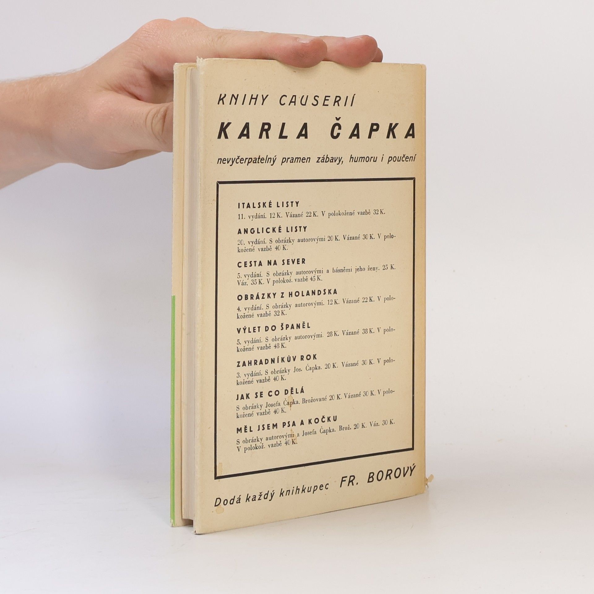 Karel Čapek Spisy bratří Čapků. Měl jsem psa a kočku