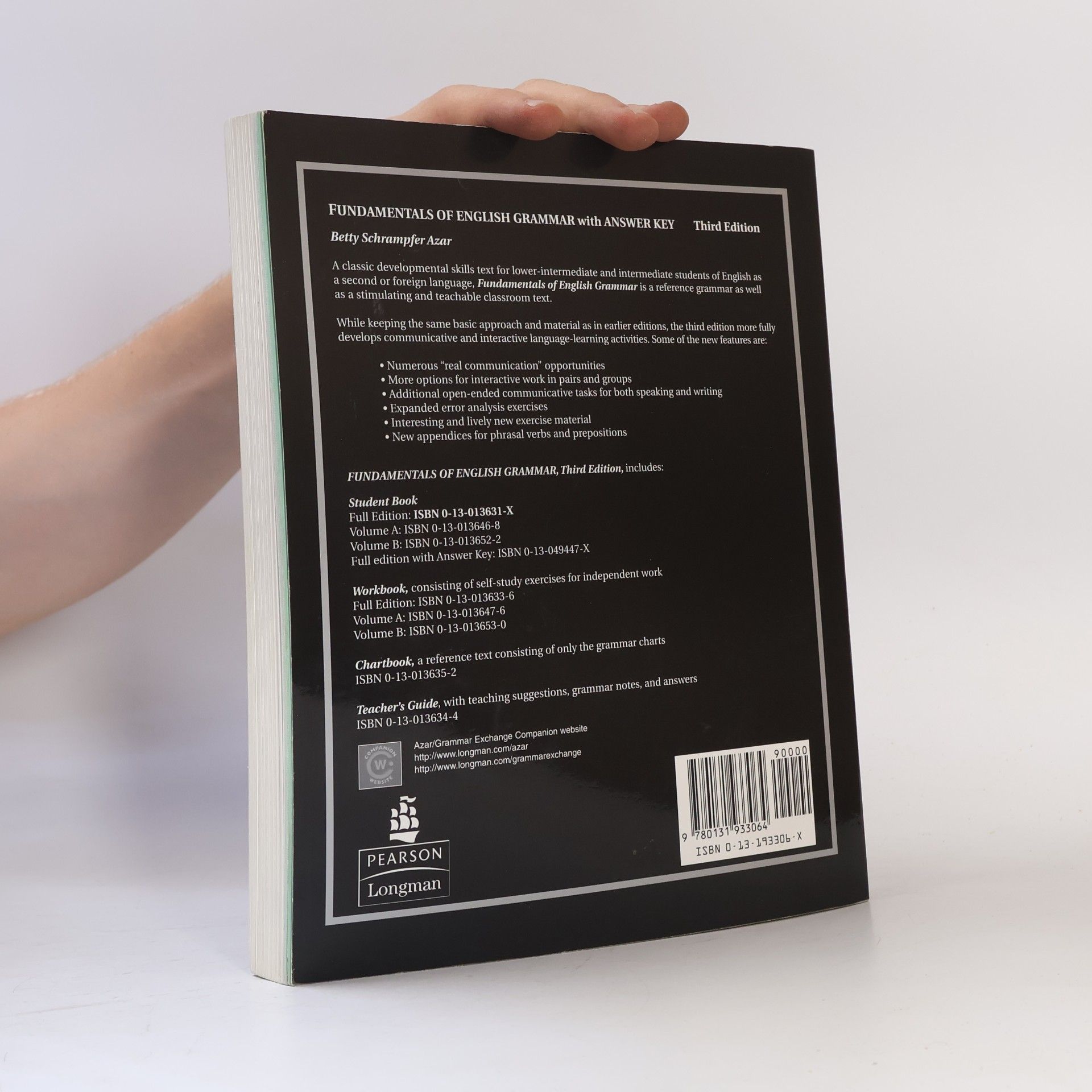 Betty Schrampfer Azar Azar Series - 3: Fundamentals of English Grammar