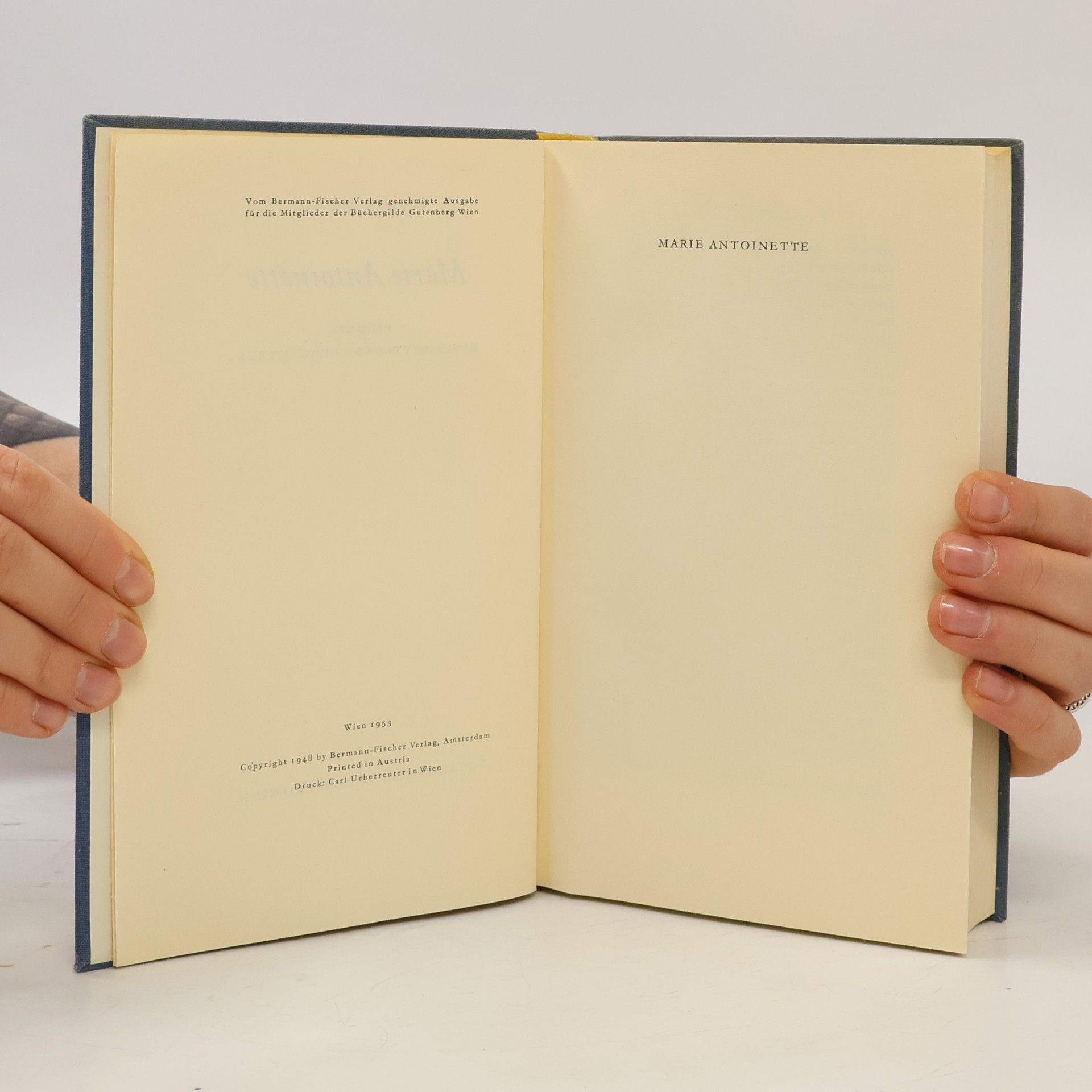 Stefan Zweig Marie Antoinette