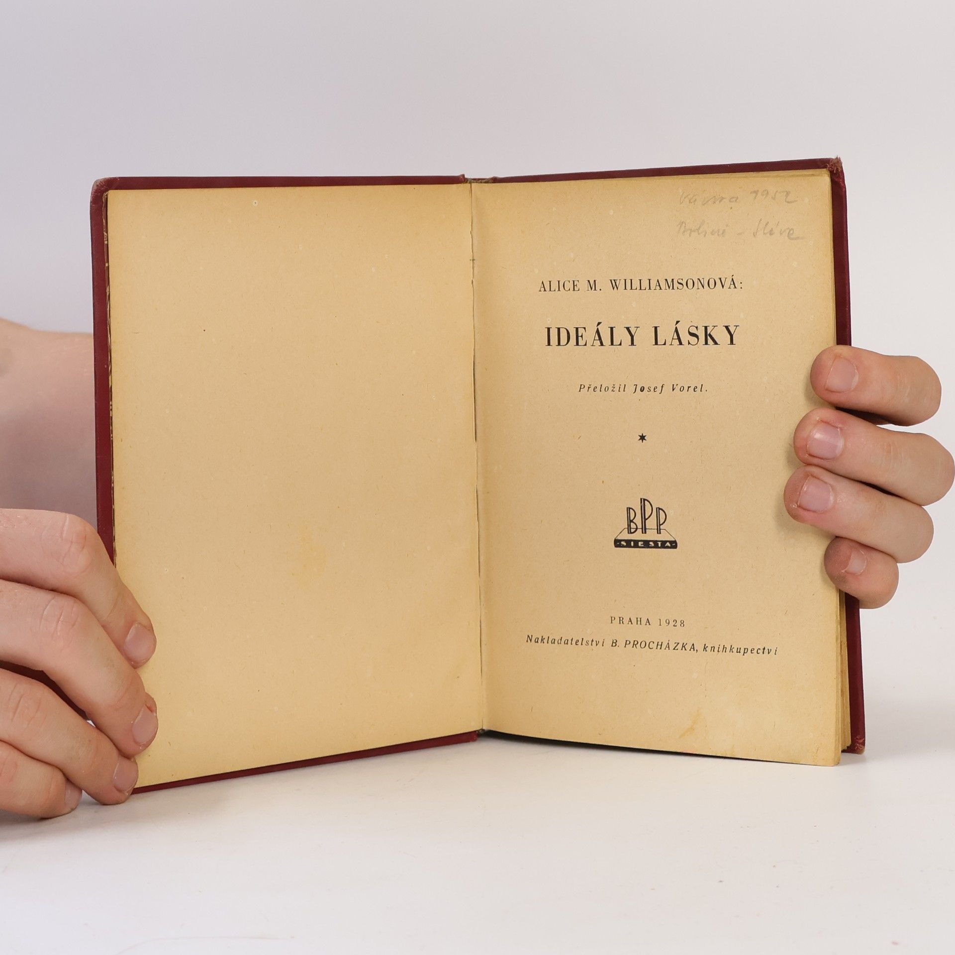 Alice Muriel Williamson Ideály lásky