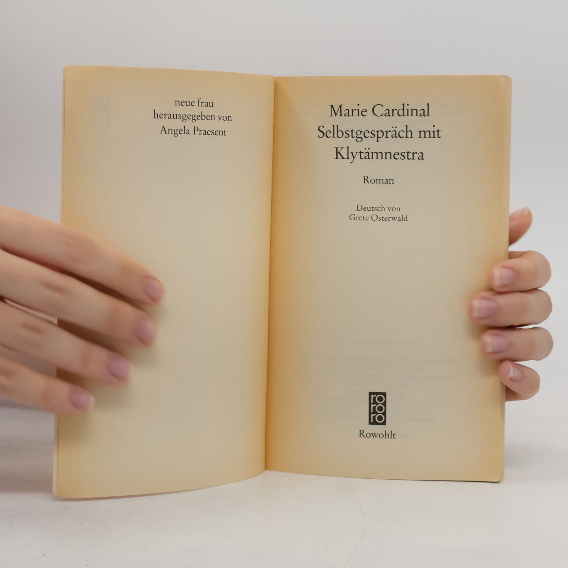 Marie Cardinal Selbstgespräche mit Klytämnestra
