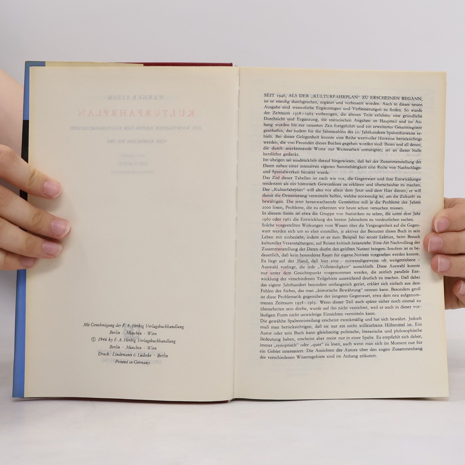 Werner Stein Kulturfahrplan