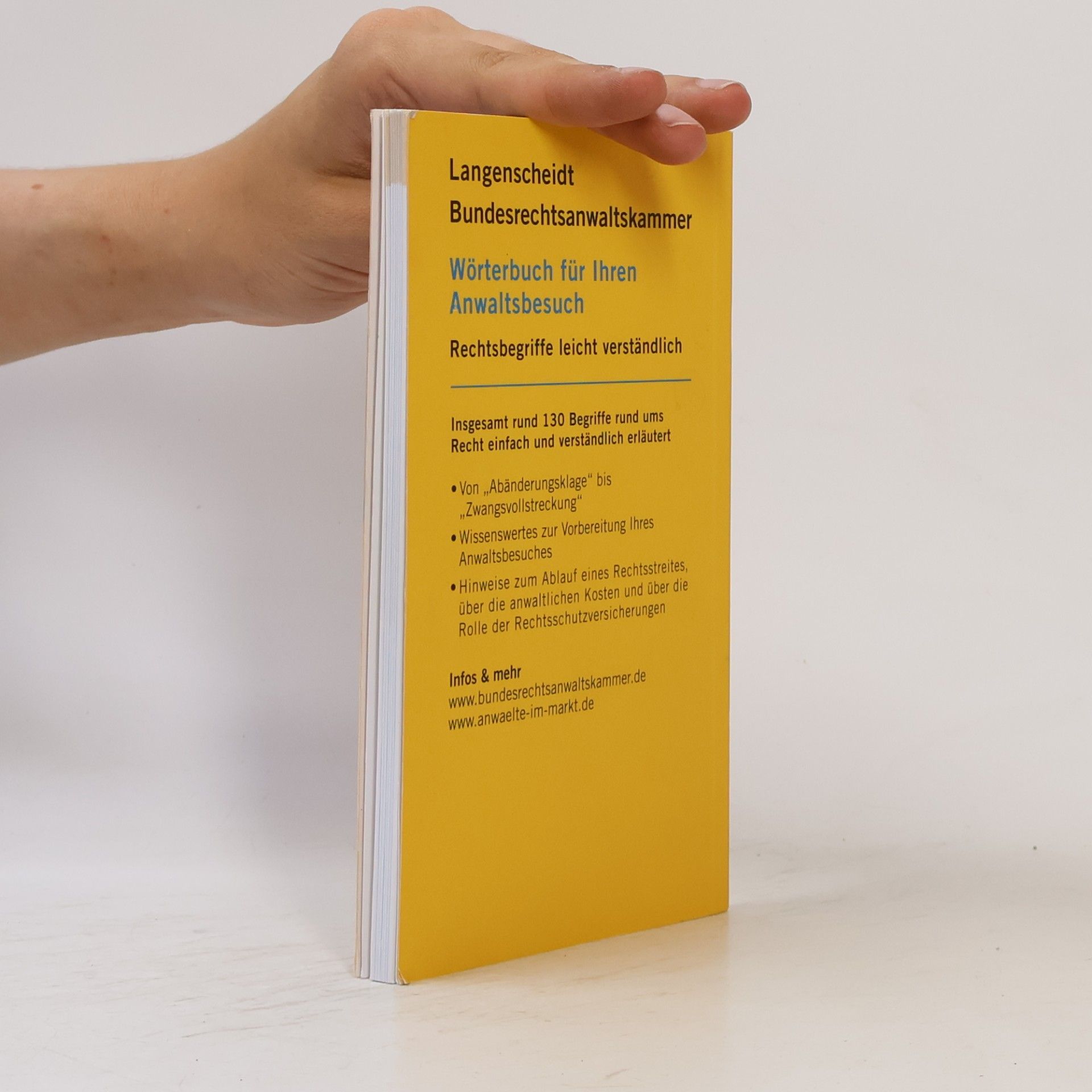 Autorenkollektiv Wörterbuch für Ihren Anwaltsbesuch
