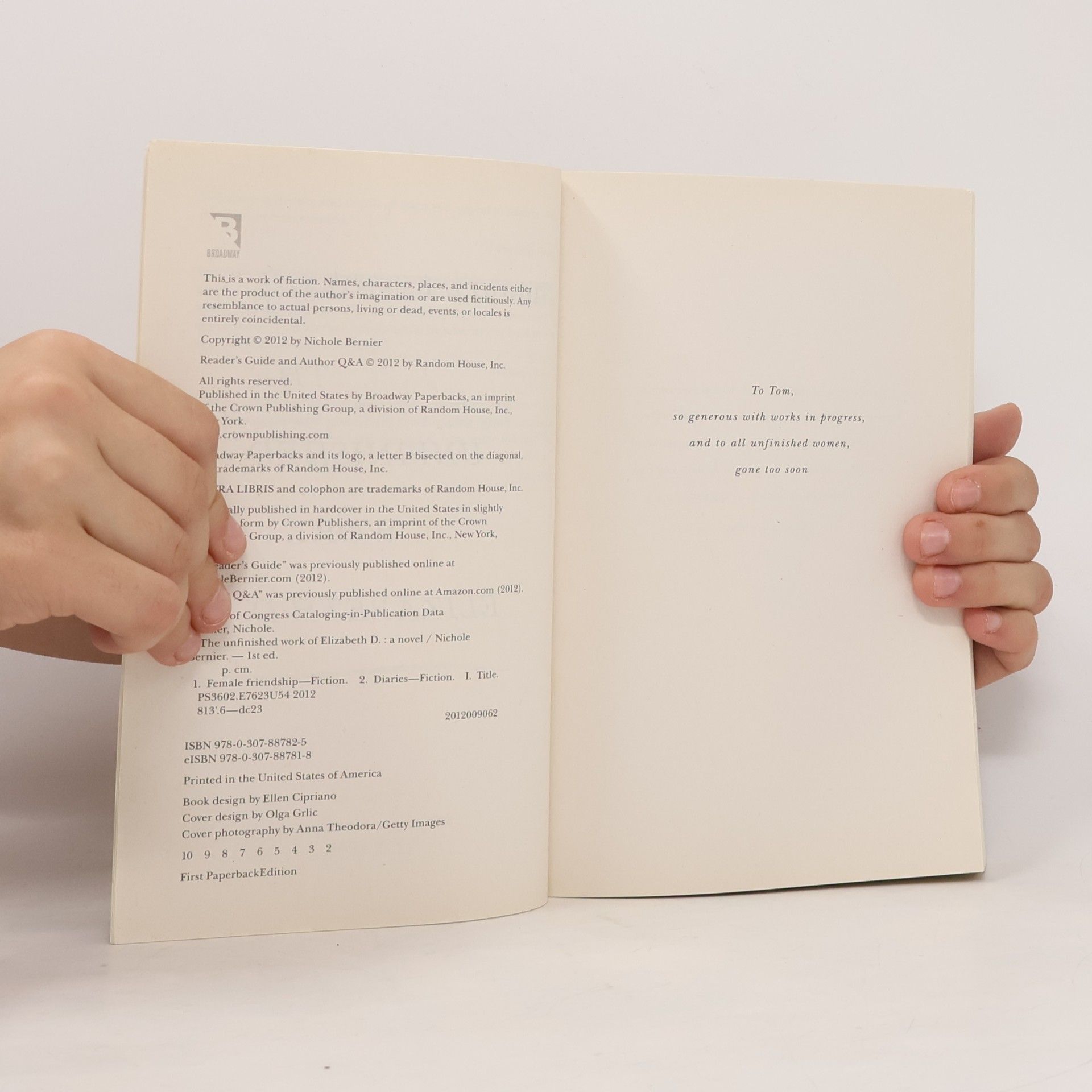 Nichole Bernier The Unfinished Work of Elizabeth D.