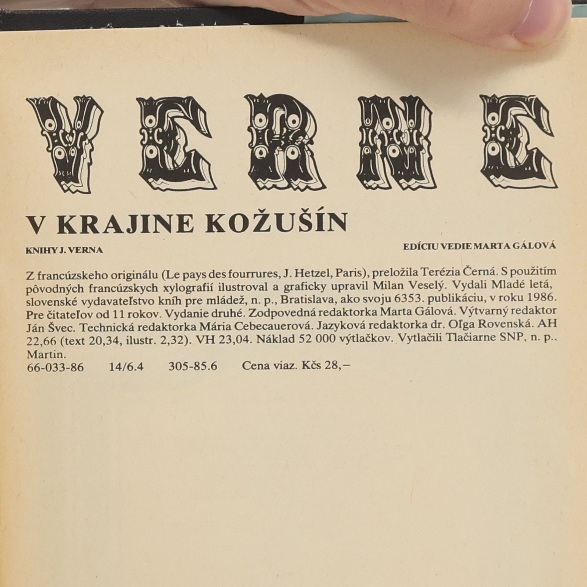 Terézia Černá V krajine kožušín
