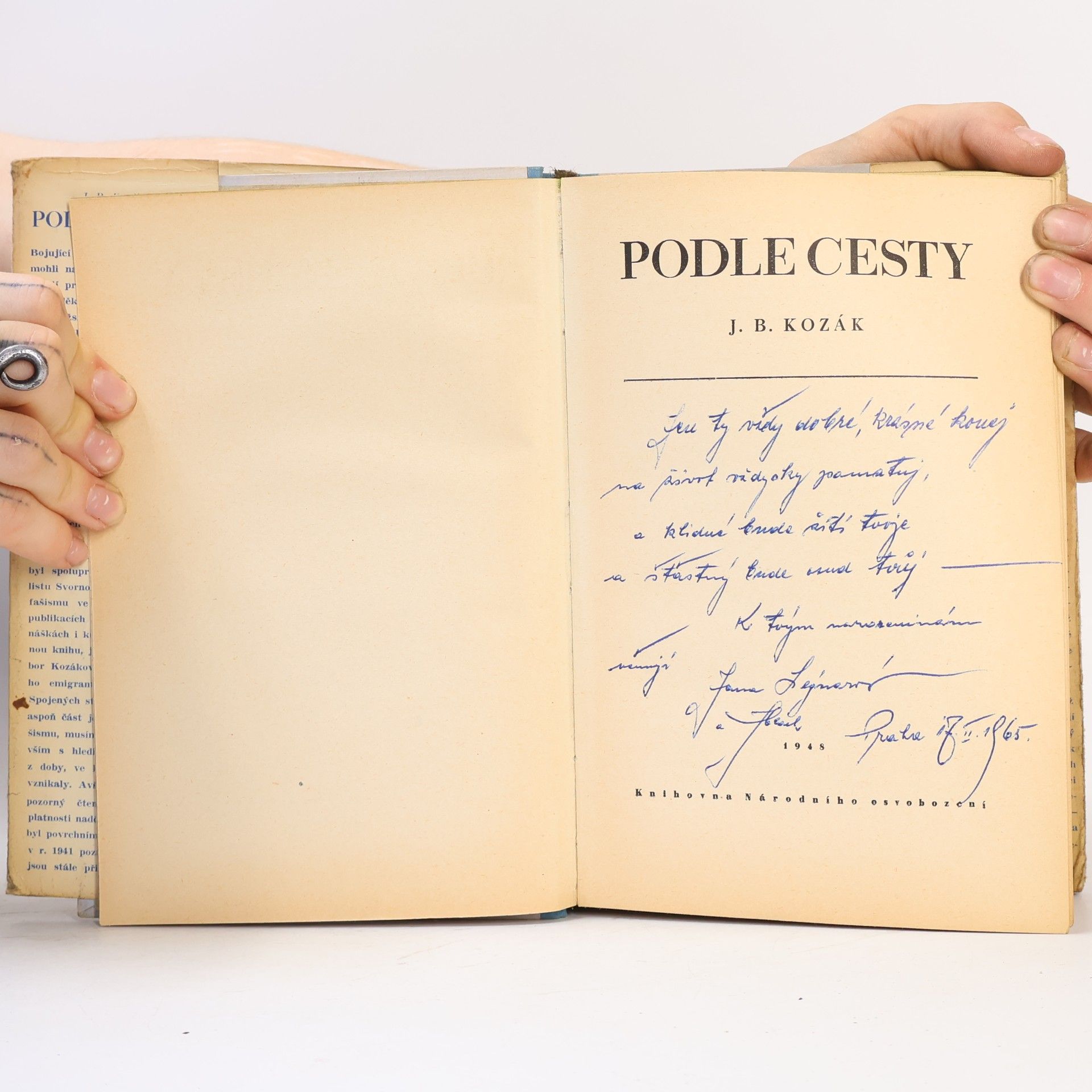 Jan Blahoslav Kozák Podle cesty