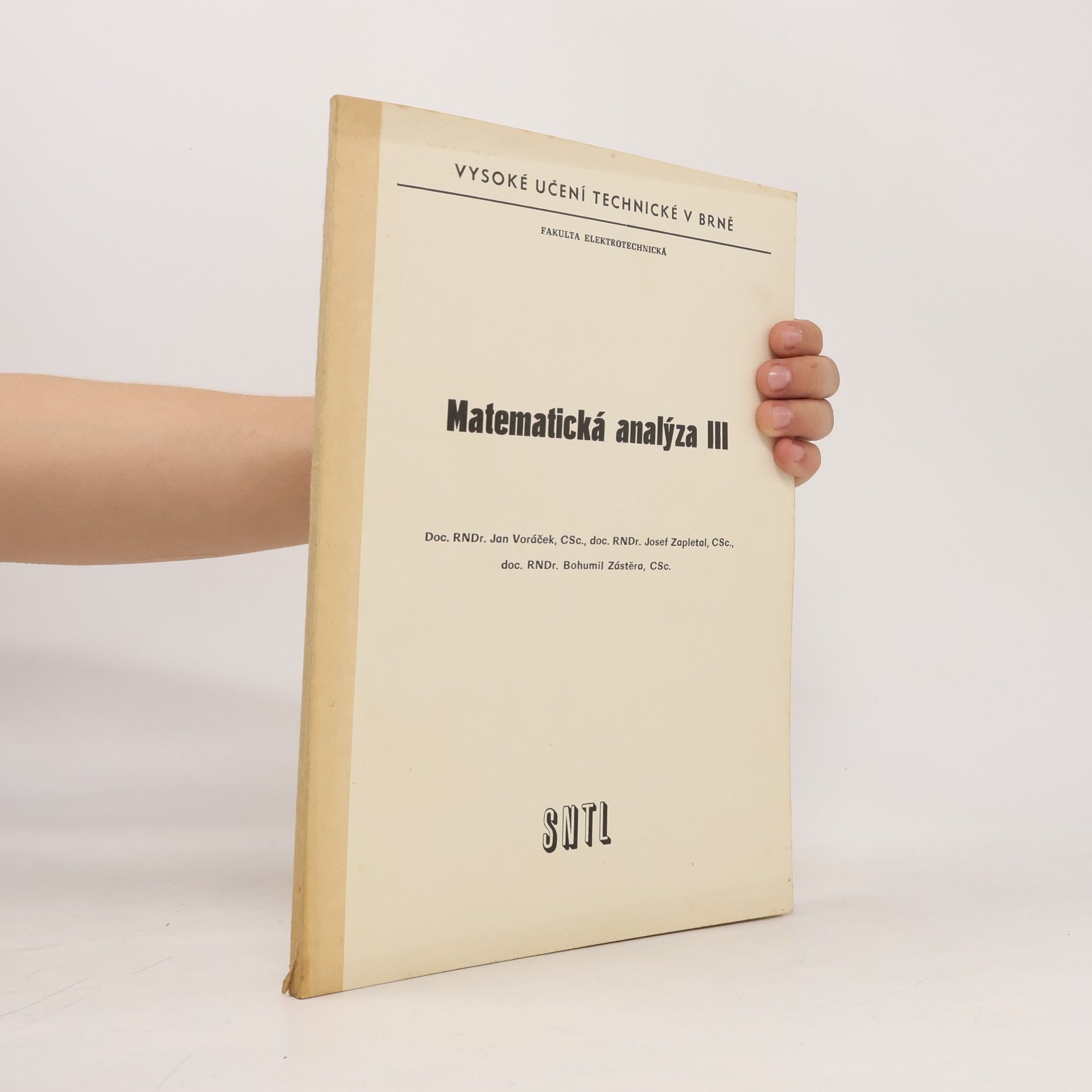 Collectif d'auteurs Matematická analýza III.