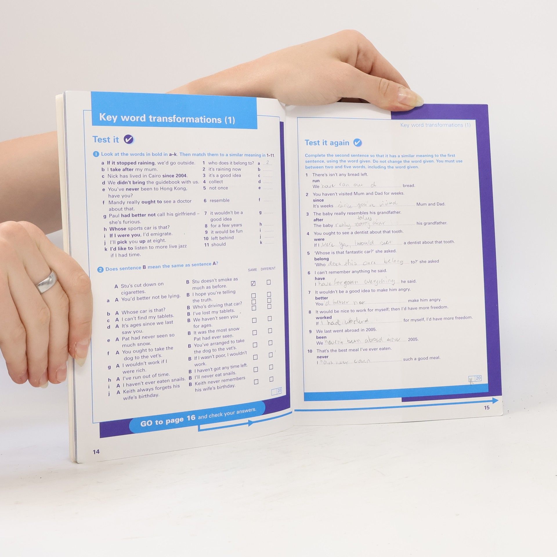 Kenna Bourke FCE: Use of english : upper-intermediate
