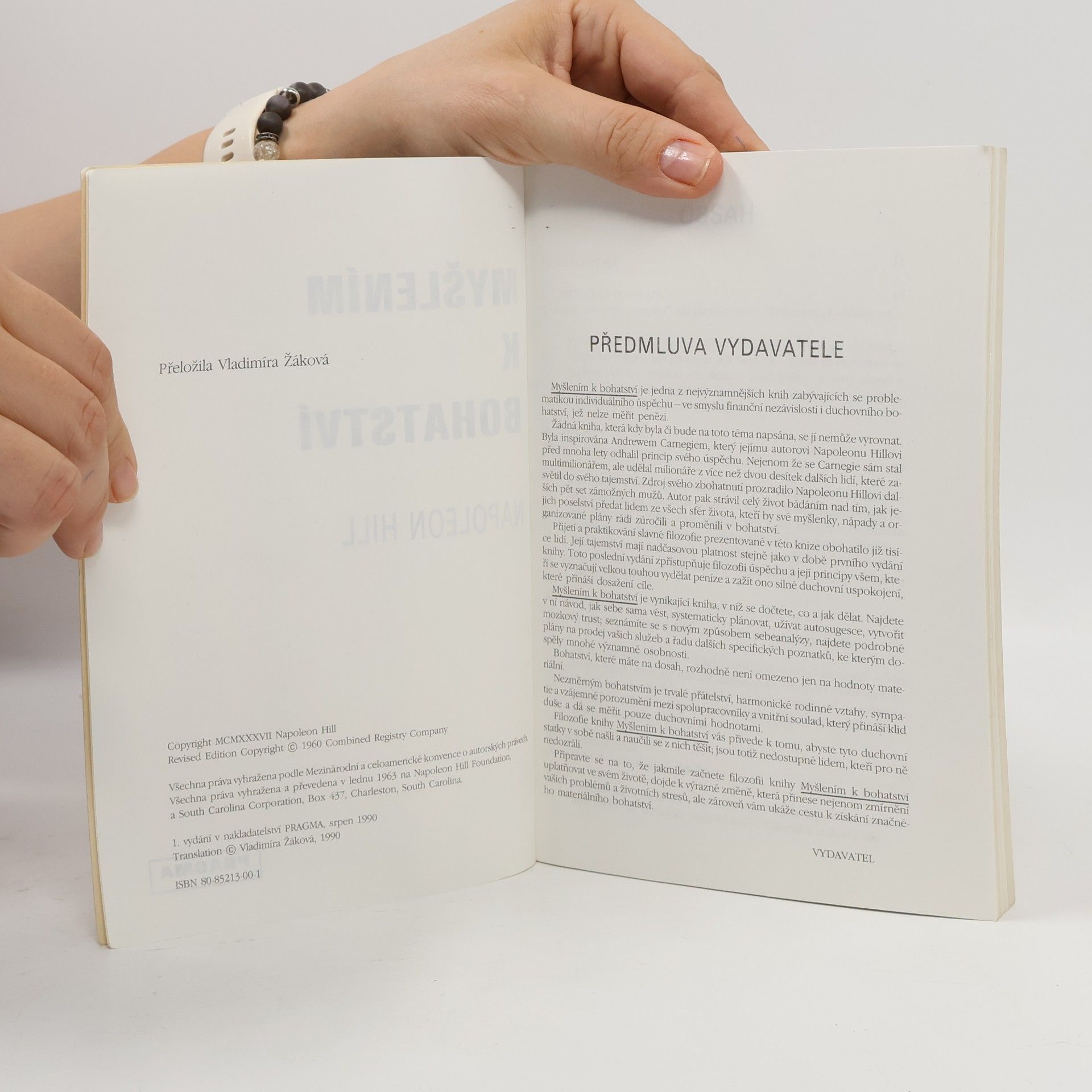 Napoleon Hill Myšlením k bohatství