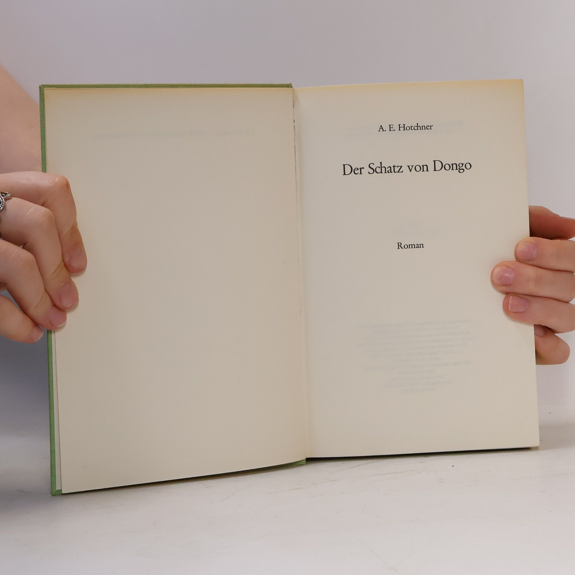 A. E. Hotchner Der, Schatz von Dongo