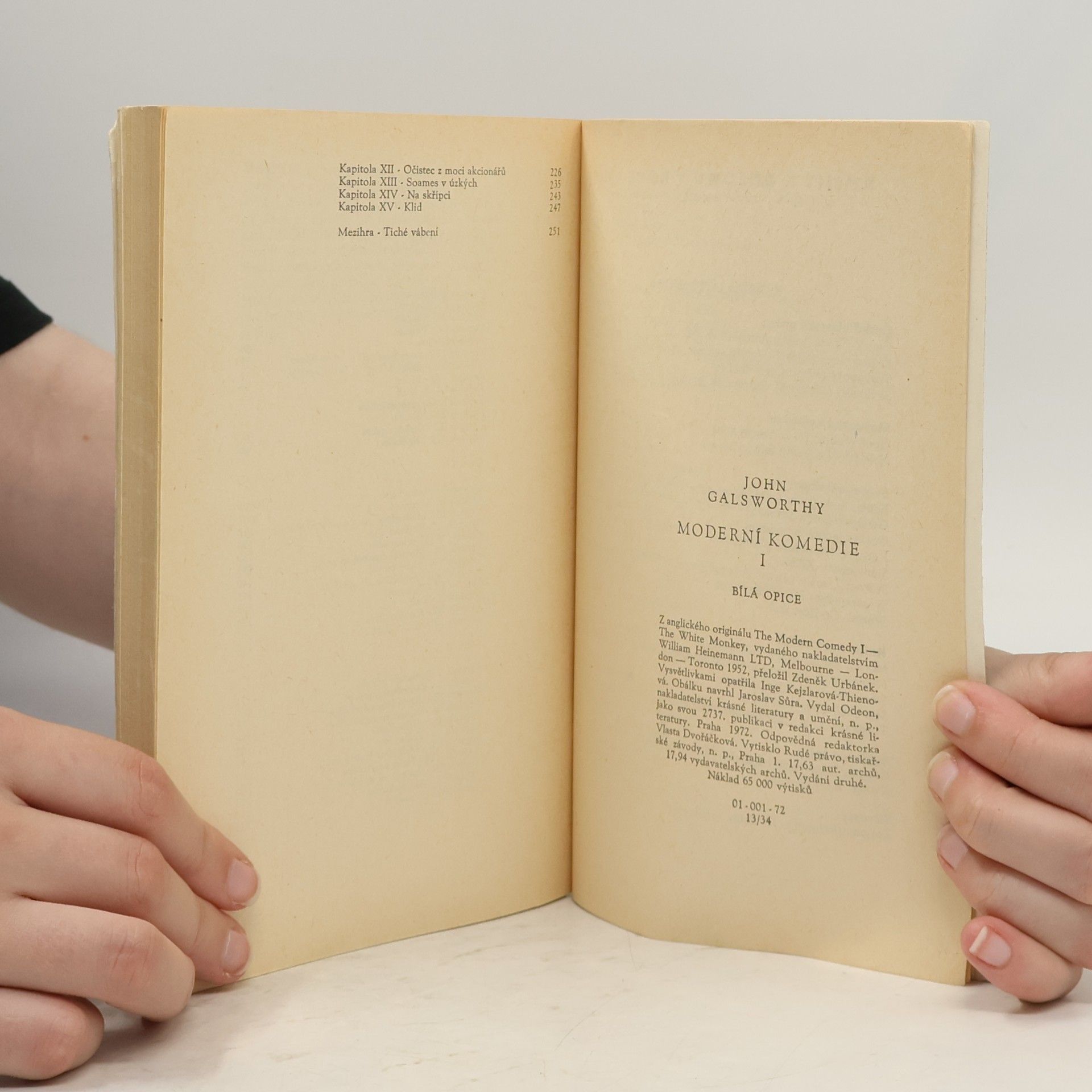 John Galsworthy Moderní komedie I.