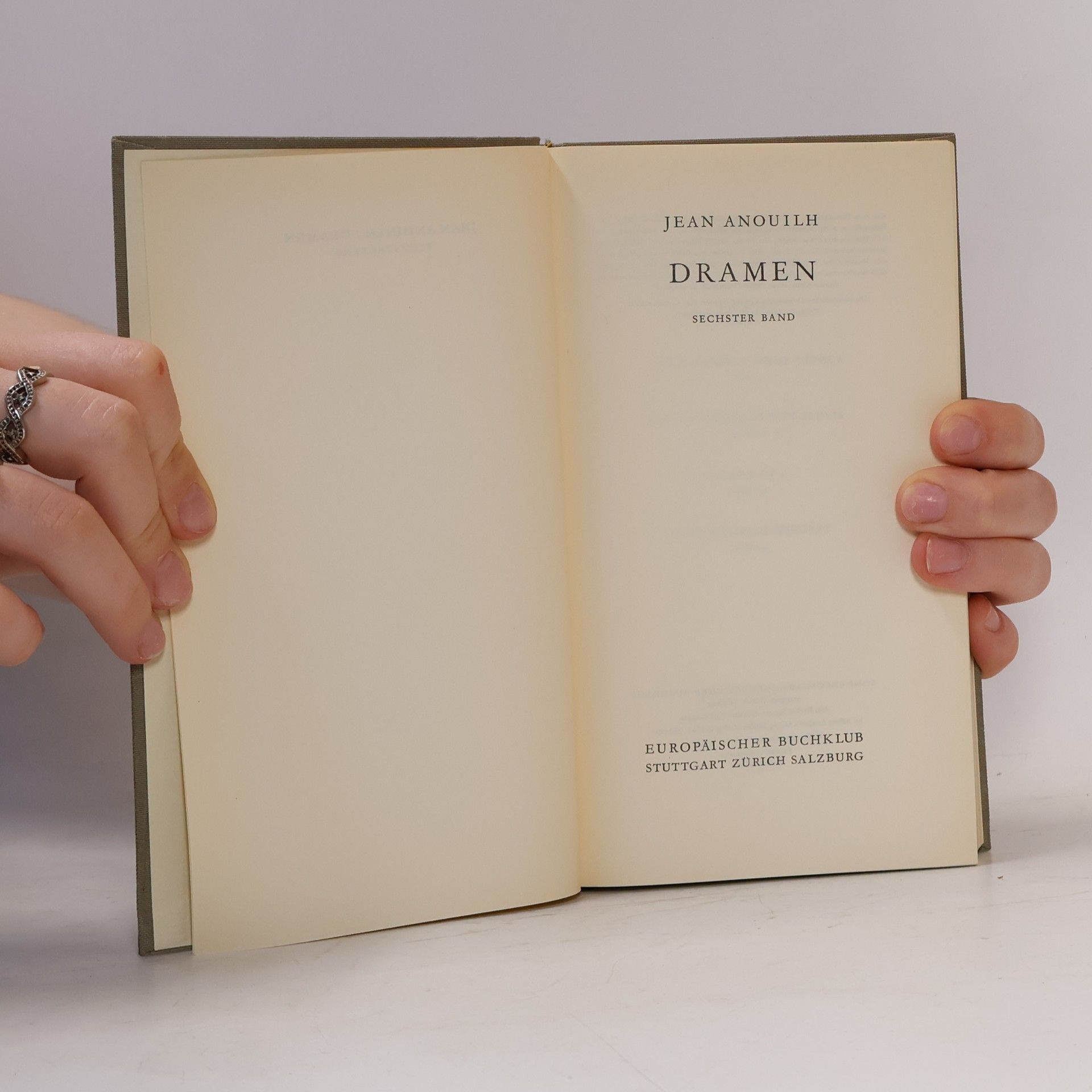Jean Anouilh Dramen VI