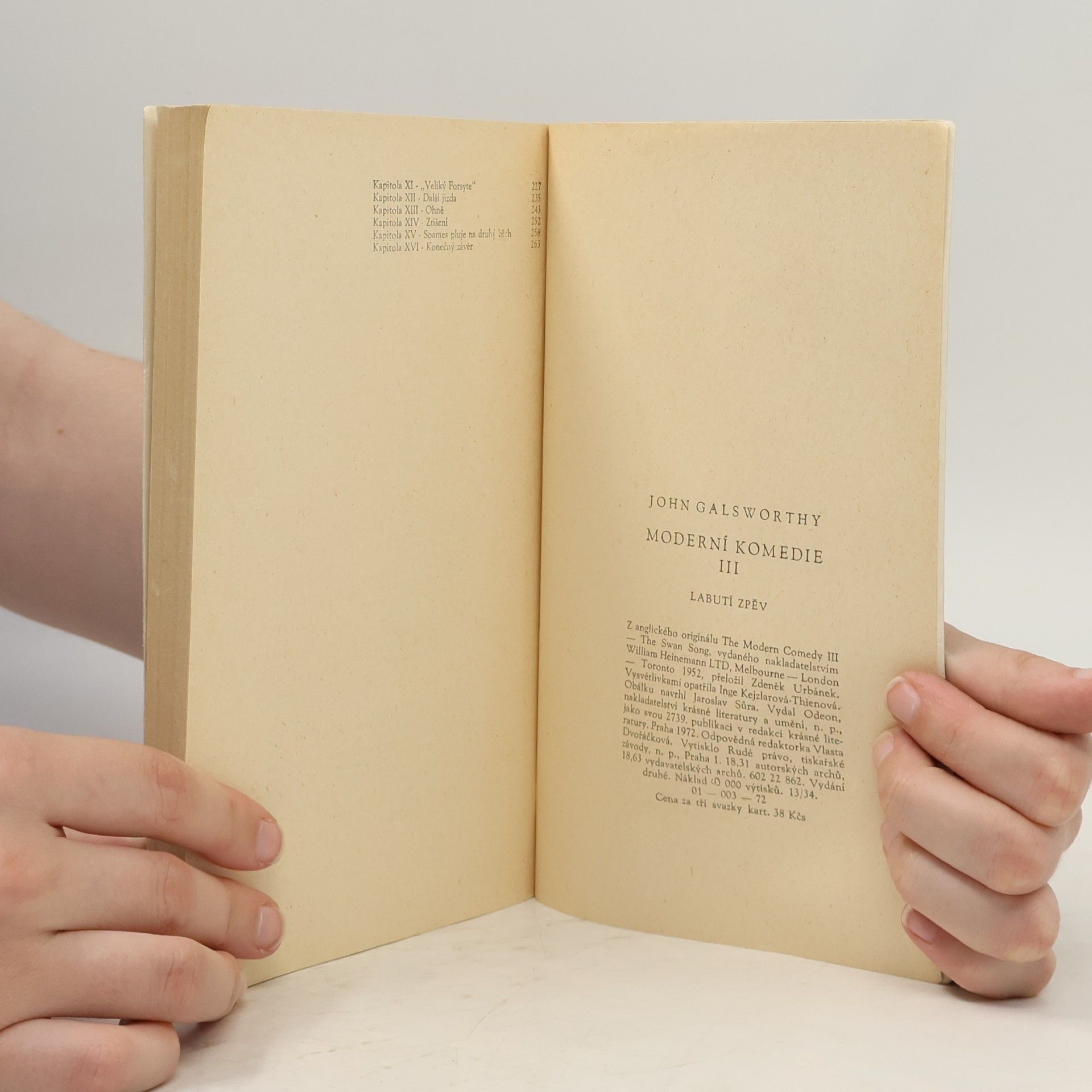 John Galsworthy Moderní komedie III. díl