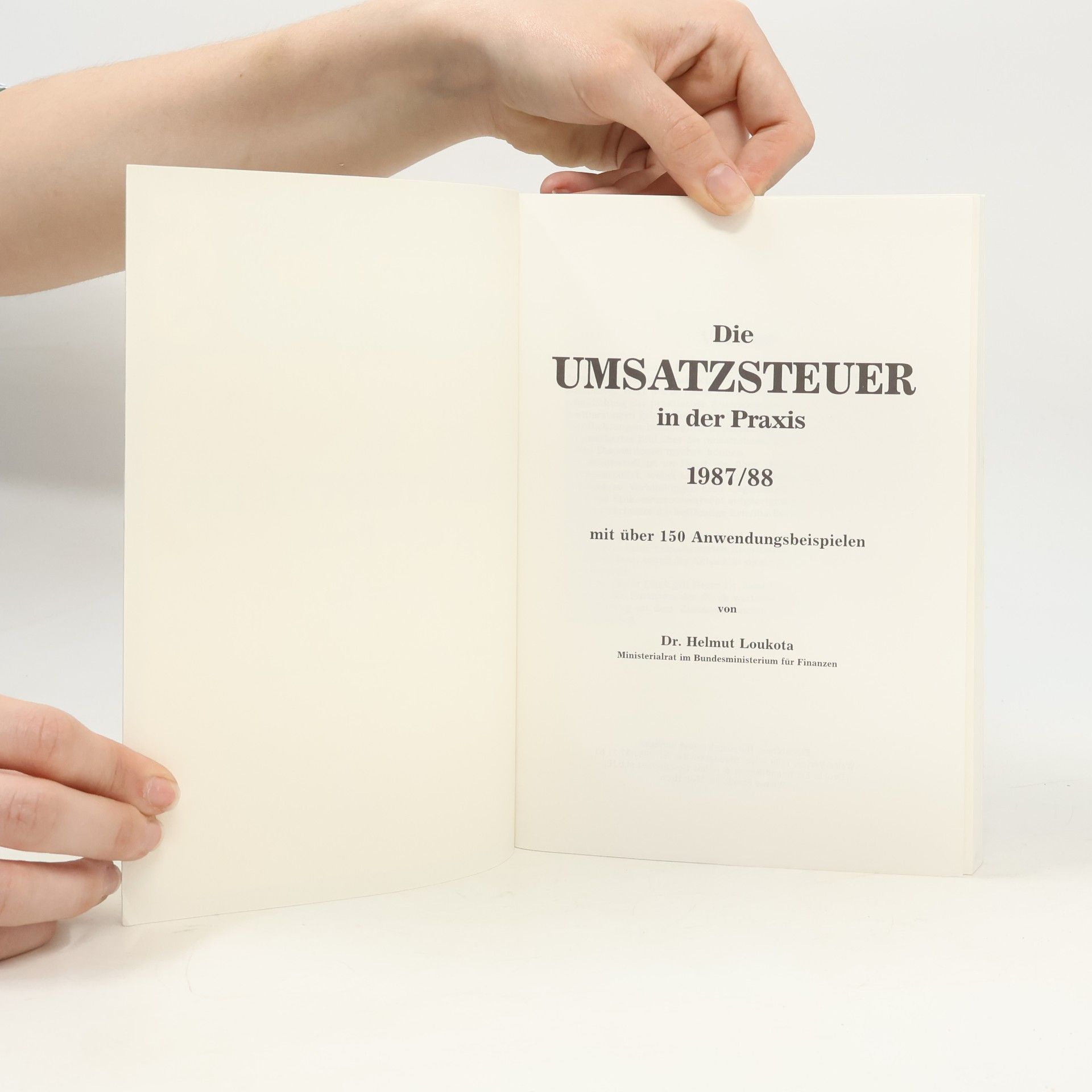 kolektiv Die Umsatzsteuer in der Praxis 1987/88