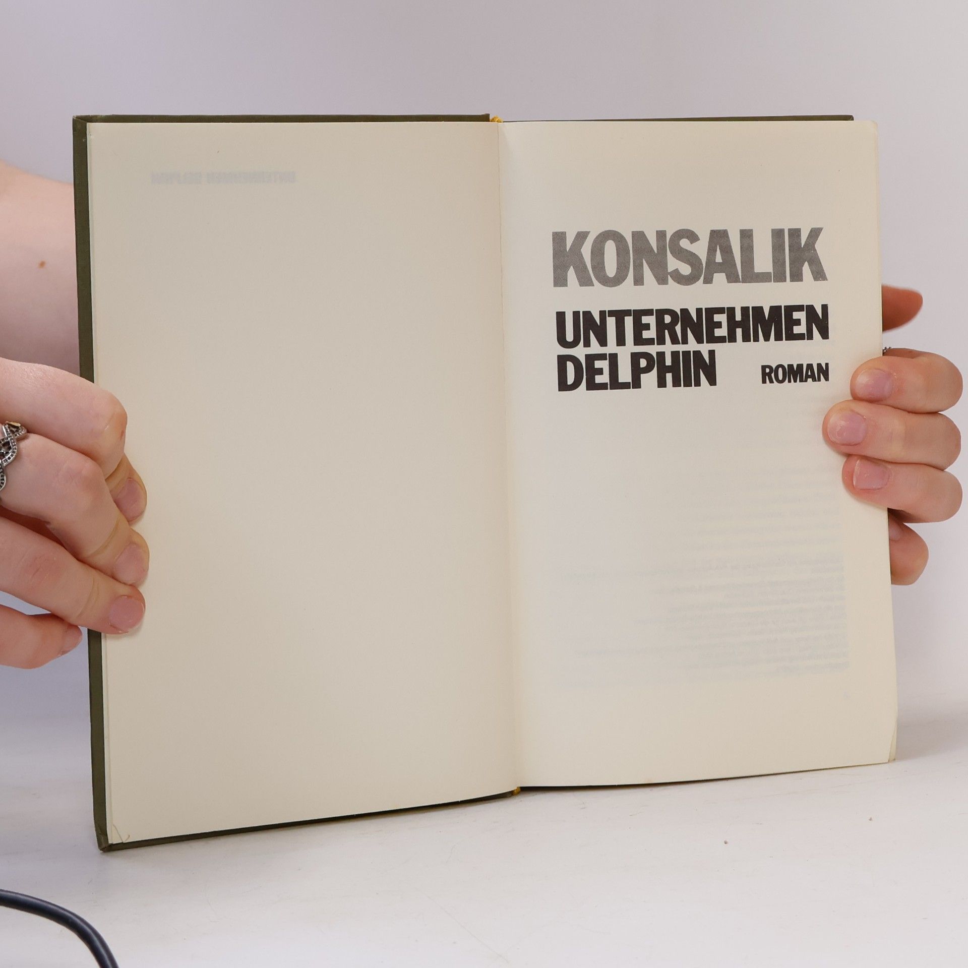 Heinz G. Konsalik Unternehmen Delphin