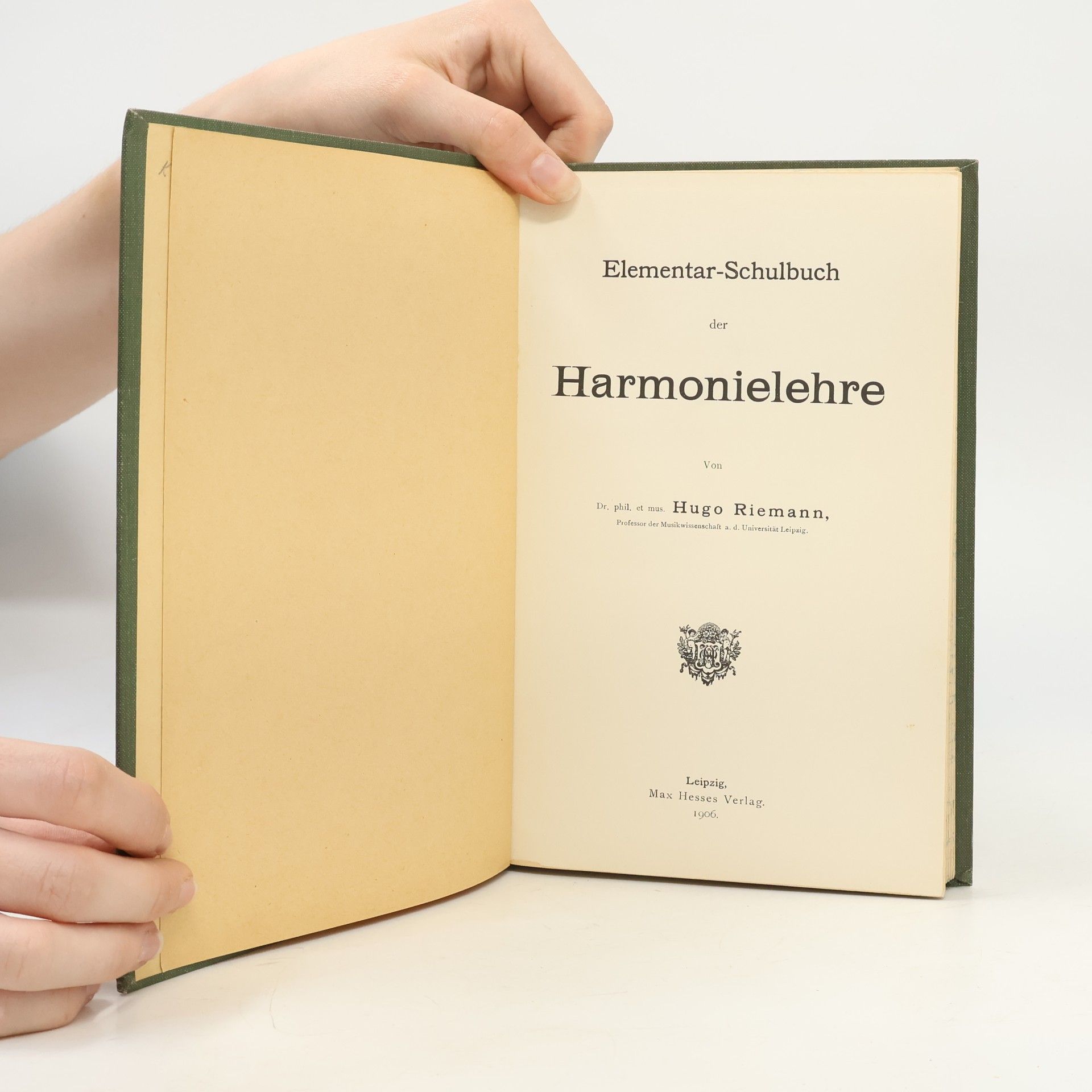 Hugo Riemann Elementar-Schulbuch der Harmonielehre