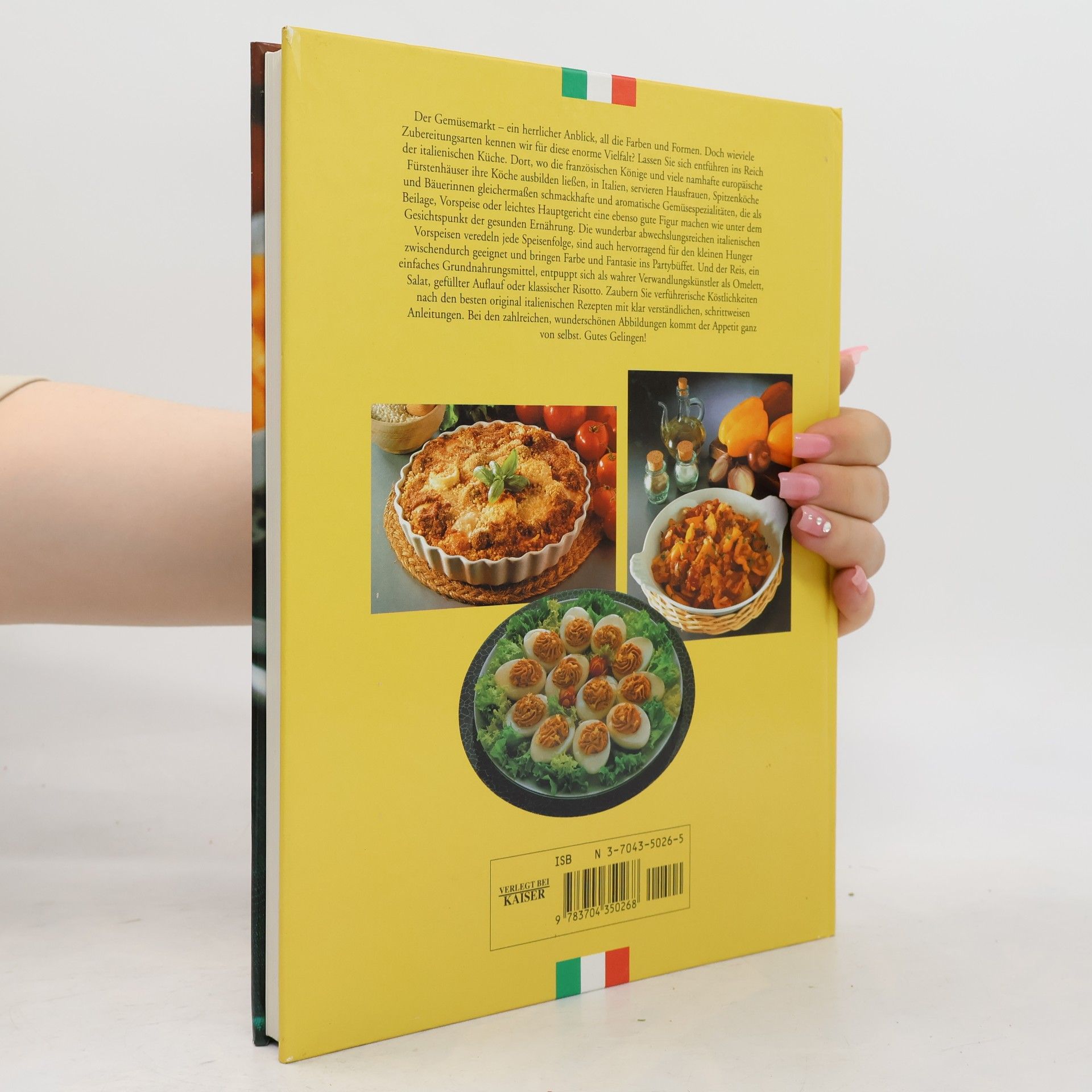 Achille Bucciotti Antipasti, Risotto, Gemüse nach besten original italienischen Rezepten