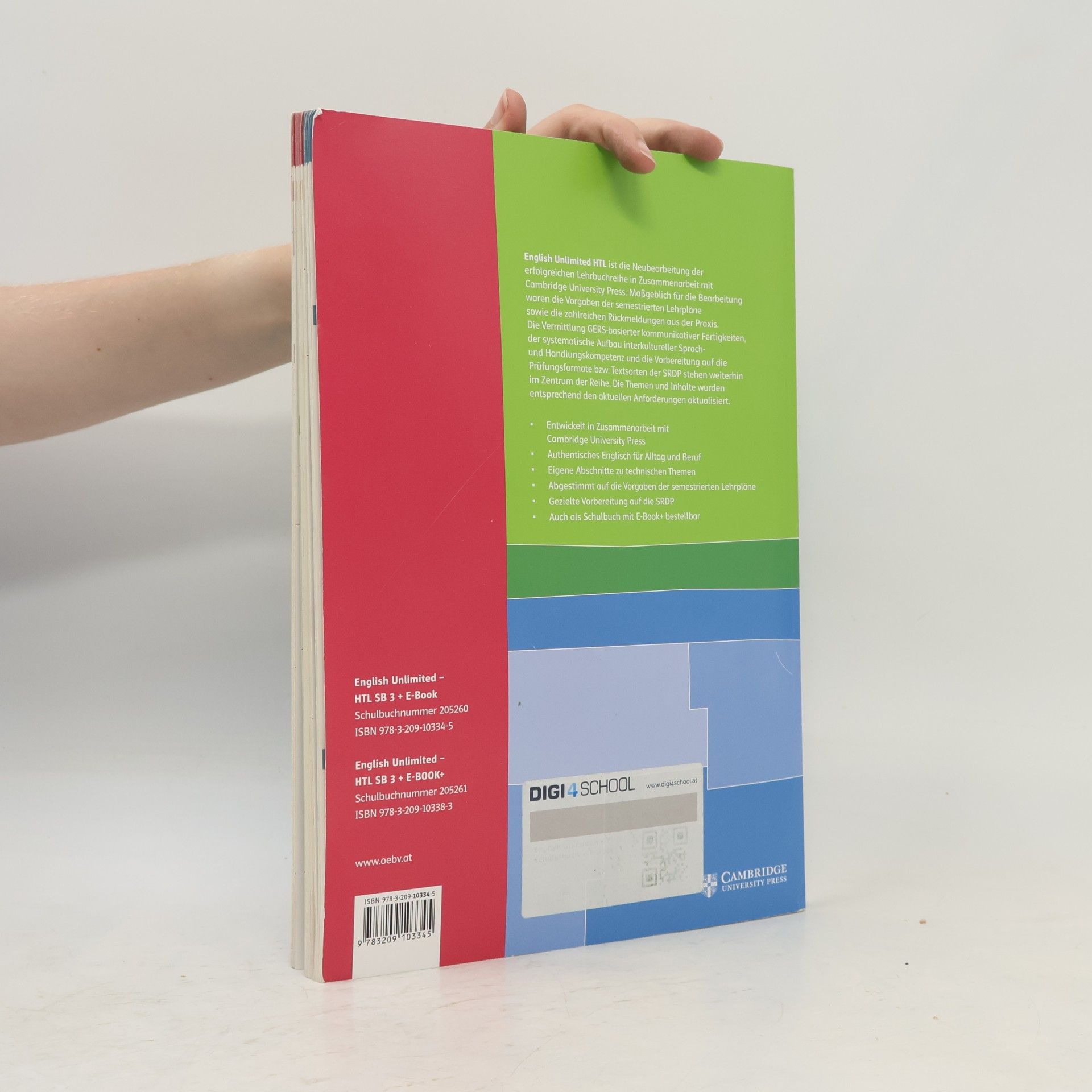 Autorenkollektiv English Unlimited HTL 3, Schülerbuch, Coursebook
