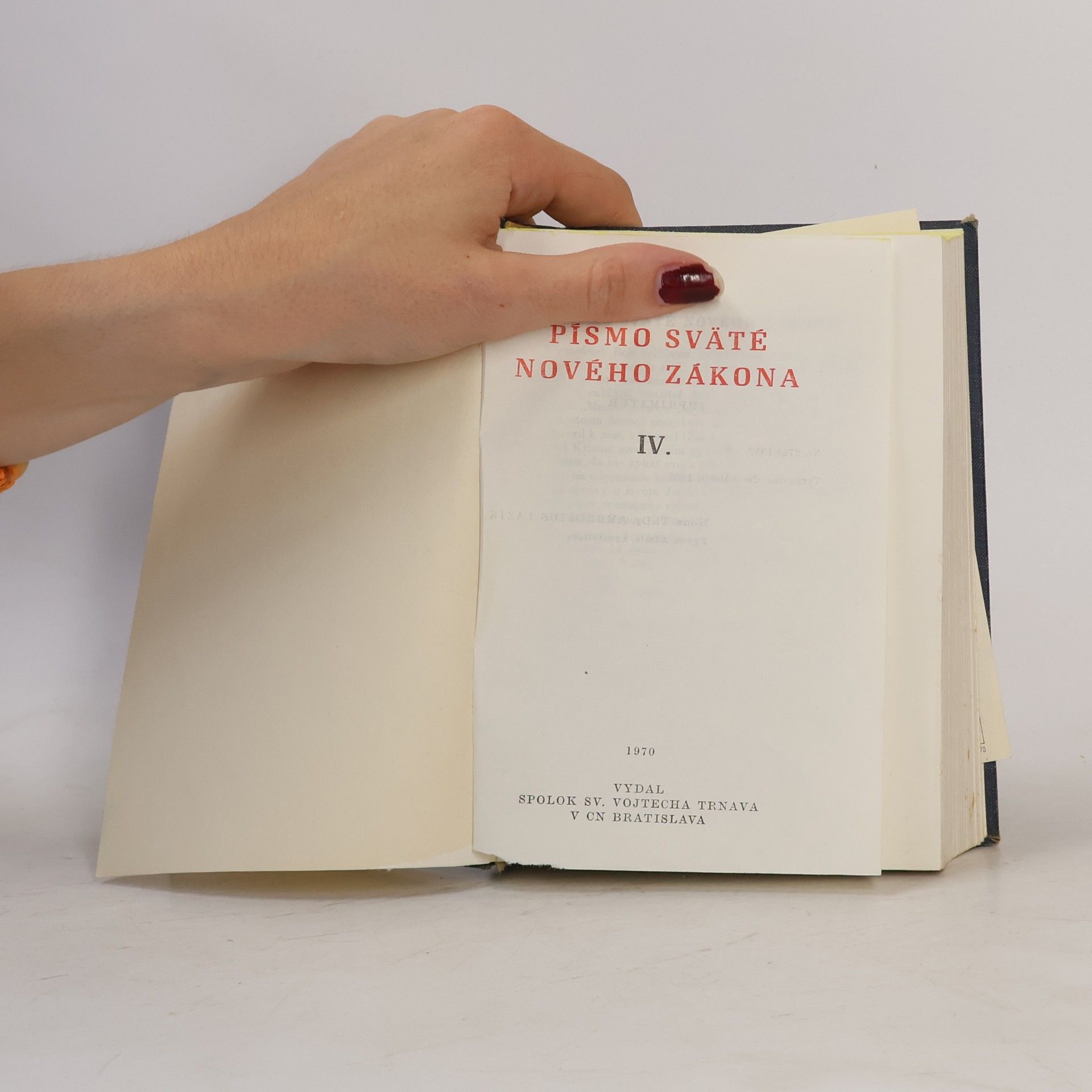 Collectif d'auteurs Písmo sväté. Nový zákon. Svazek IV