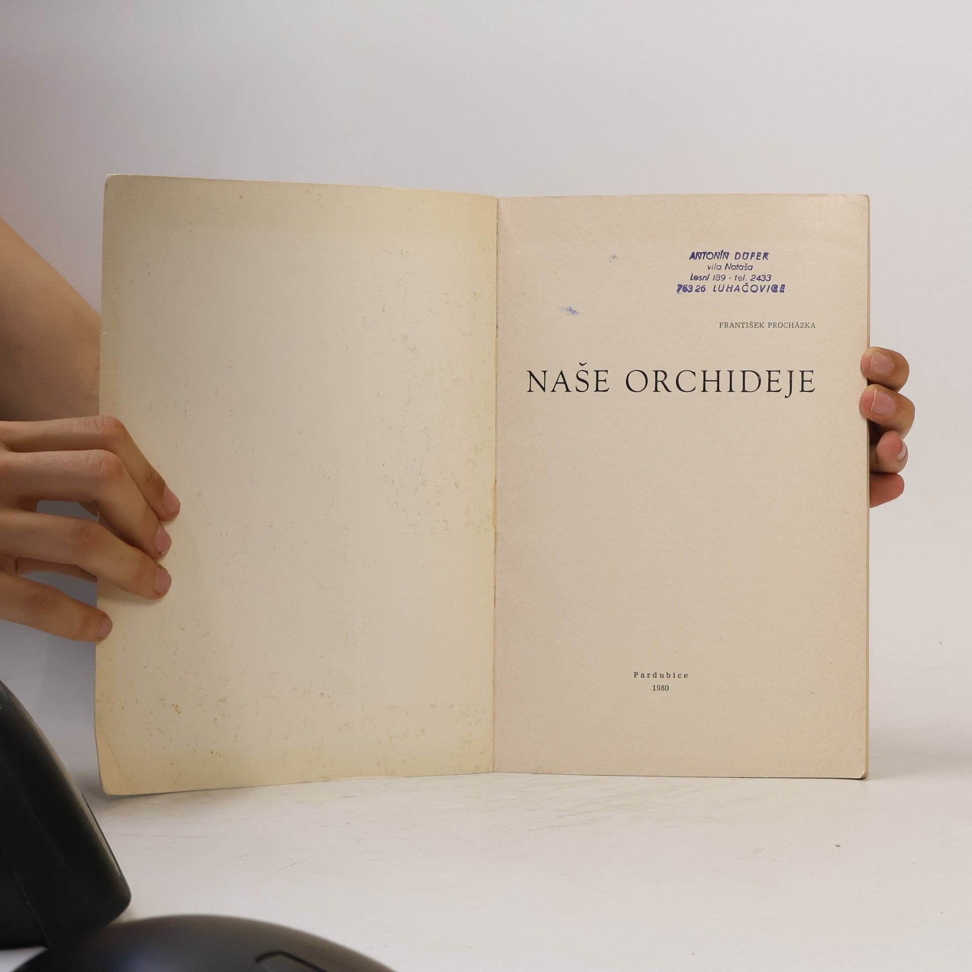 František Procházka Naše orchideje
