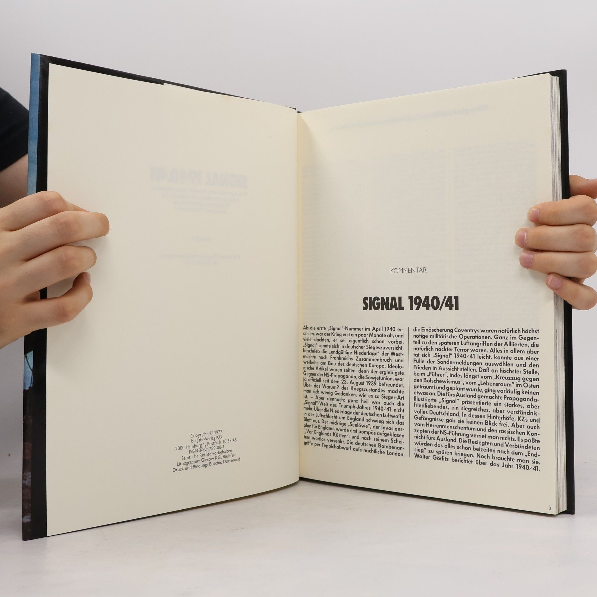 Autorenkollektiv Dokumentation. Signal. Band I. 40/41