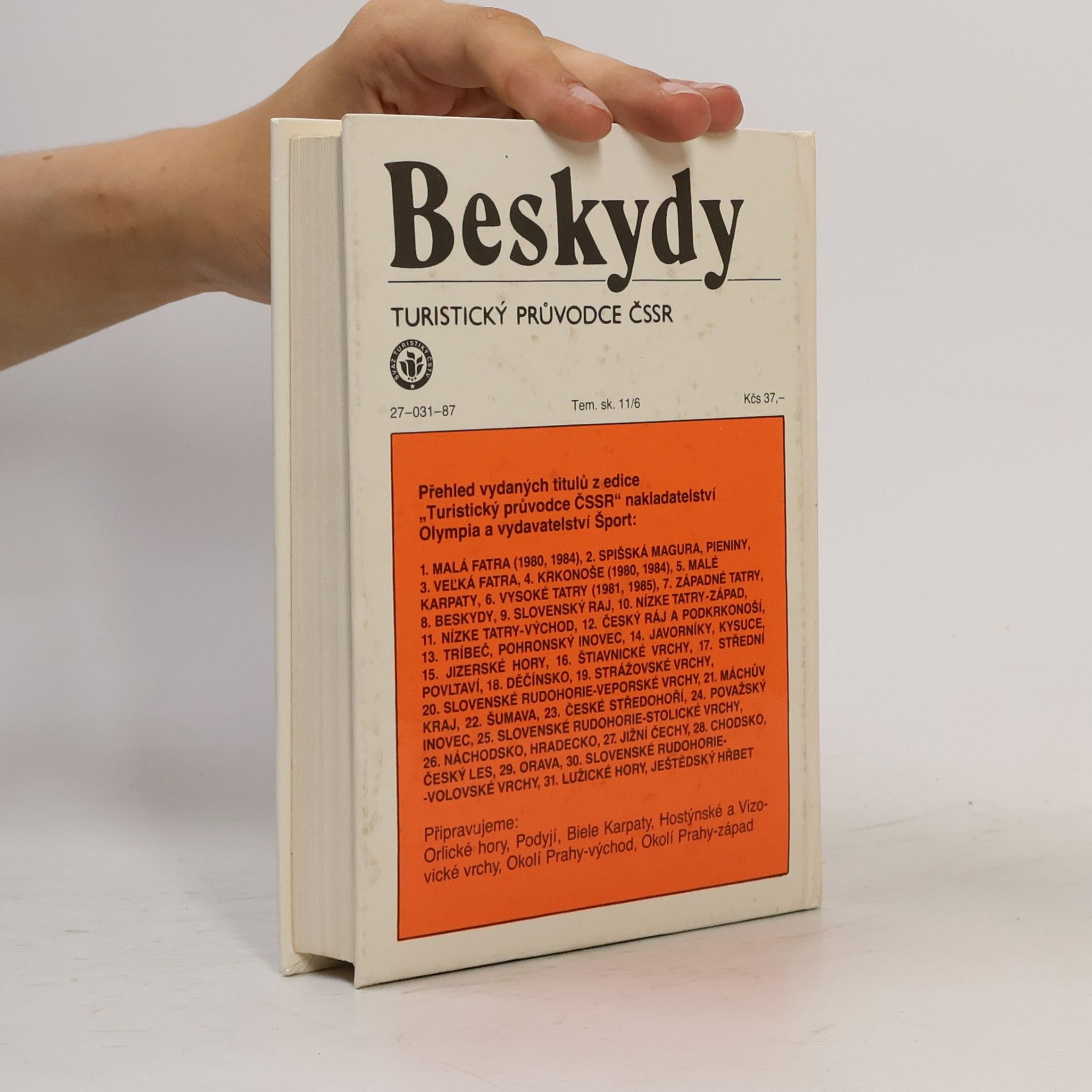 Collectif d'auteurs Beskydy. Turistický průvodce ČSSR 8