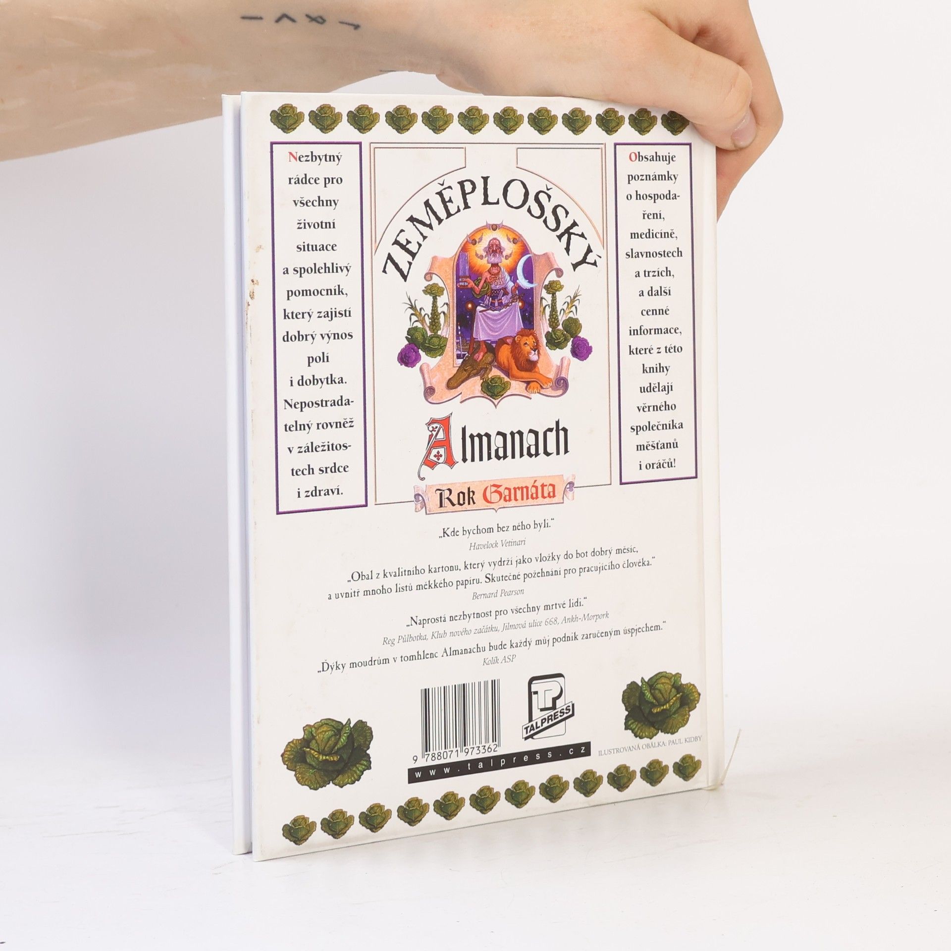 Terry Pratchett Světoznámý zeměplošský almanach pro rok garnáta: pro město Ankh-Morpork a přilehlé zemědělské oblasti