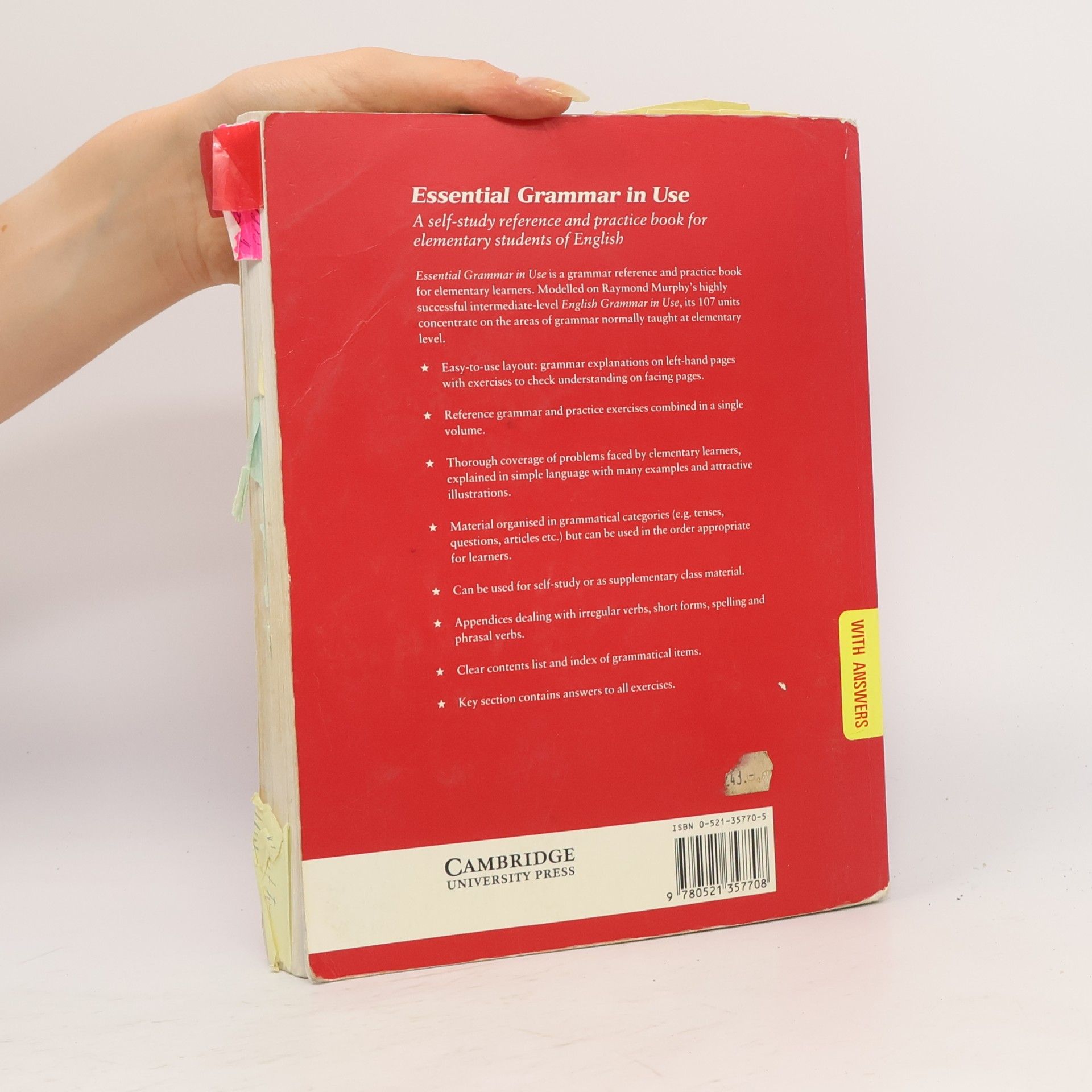 Raymond Murphy Essential Grammar in Use. With answers