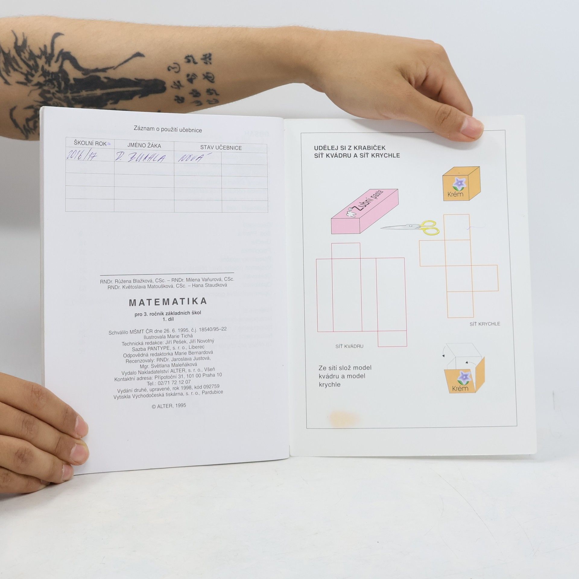 Růžena Blažková Matematika pro 3. ročník (1. díl)