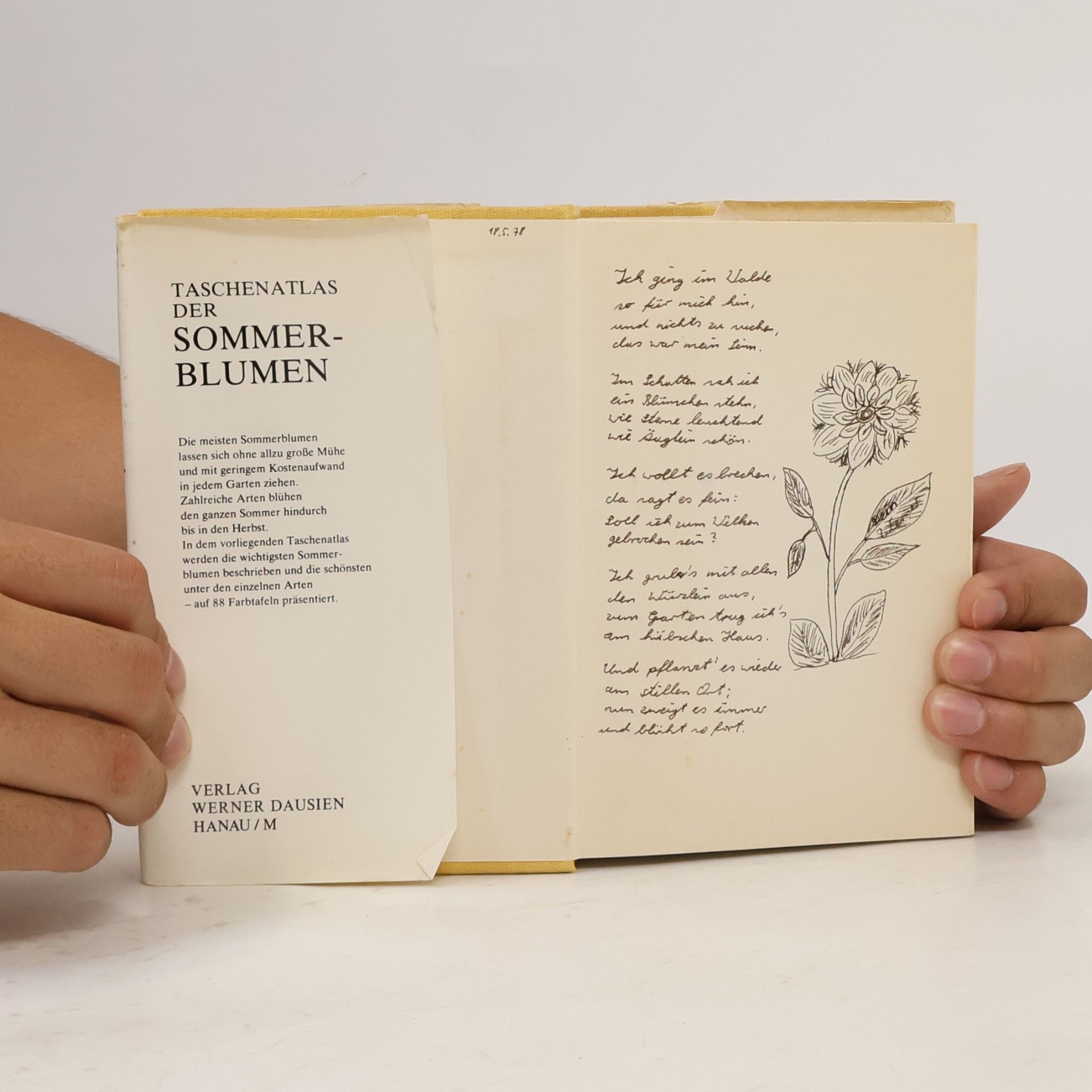 František Severa Taschenatlas der Sommerblumen