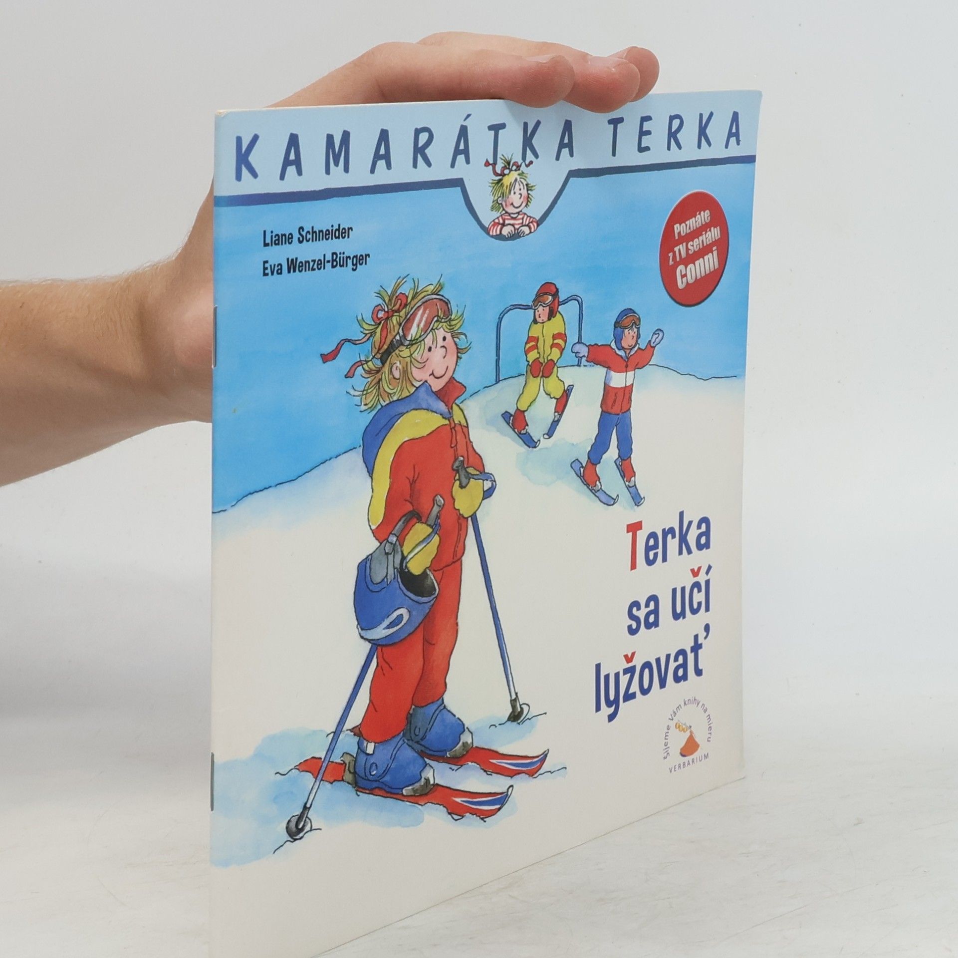 Liane Schneider Terka sa učí lyžovat'