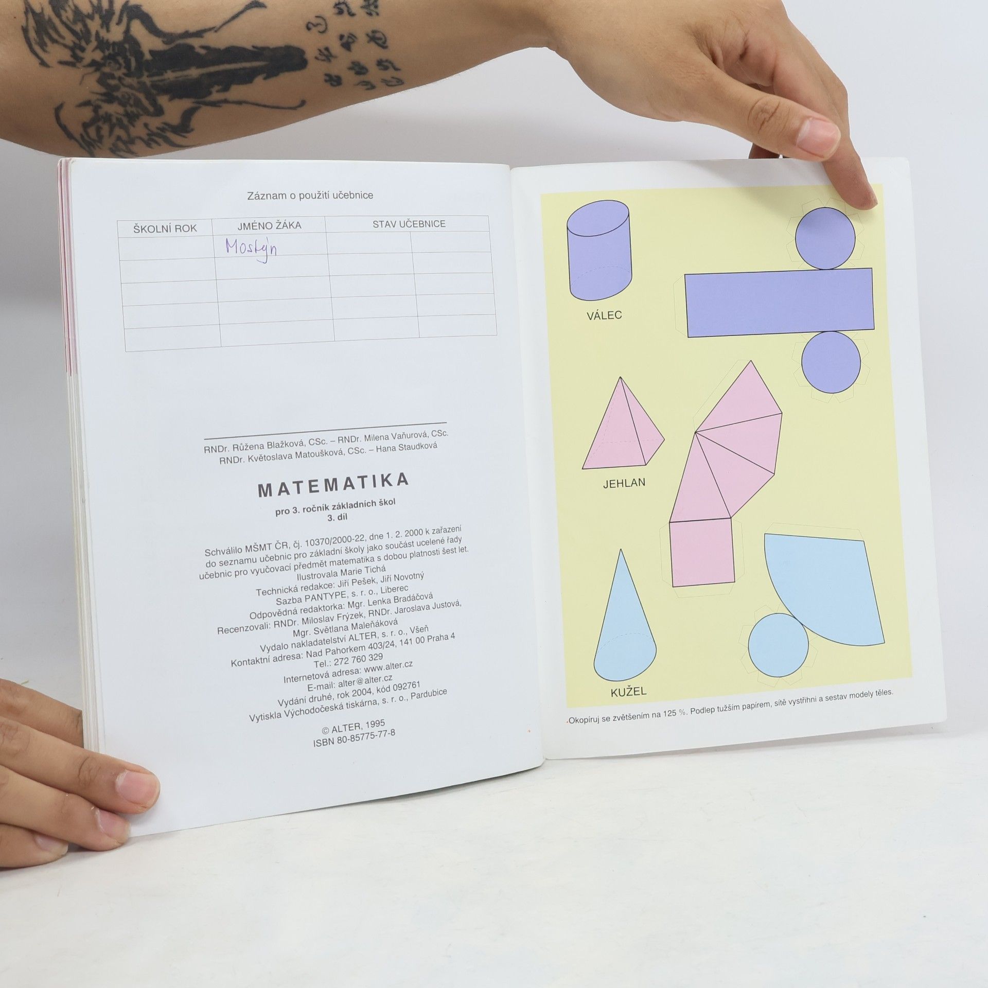 Růžena Blažková Matematika pro 3. ročník ZŠ - Třetí díl