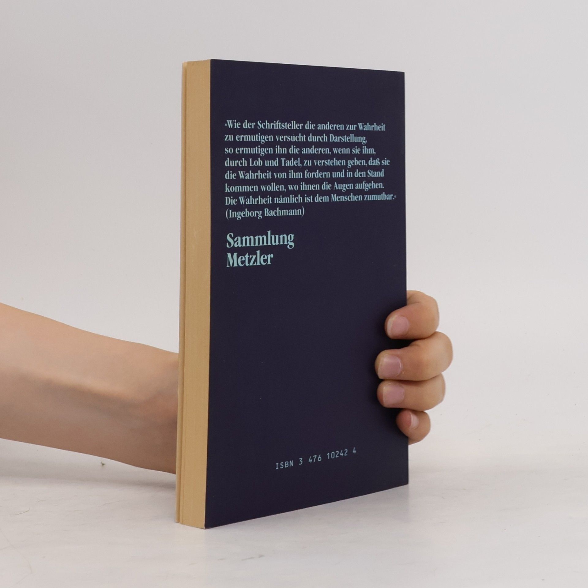 Kurt Bartsch Sammlung Metzler - 242: Ingeborg Bachmann