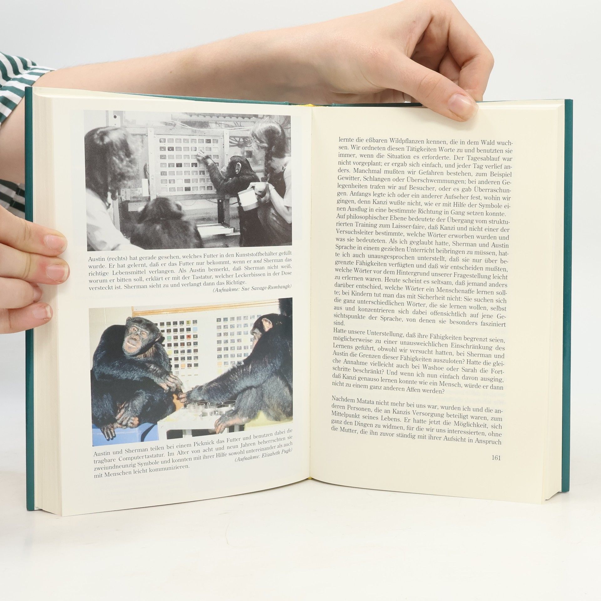 Emily Sue Savage Rumbaugh Kanzi, der sprechende Schimpanse