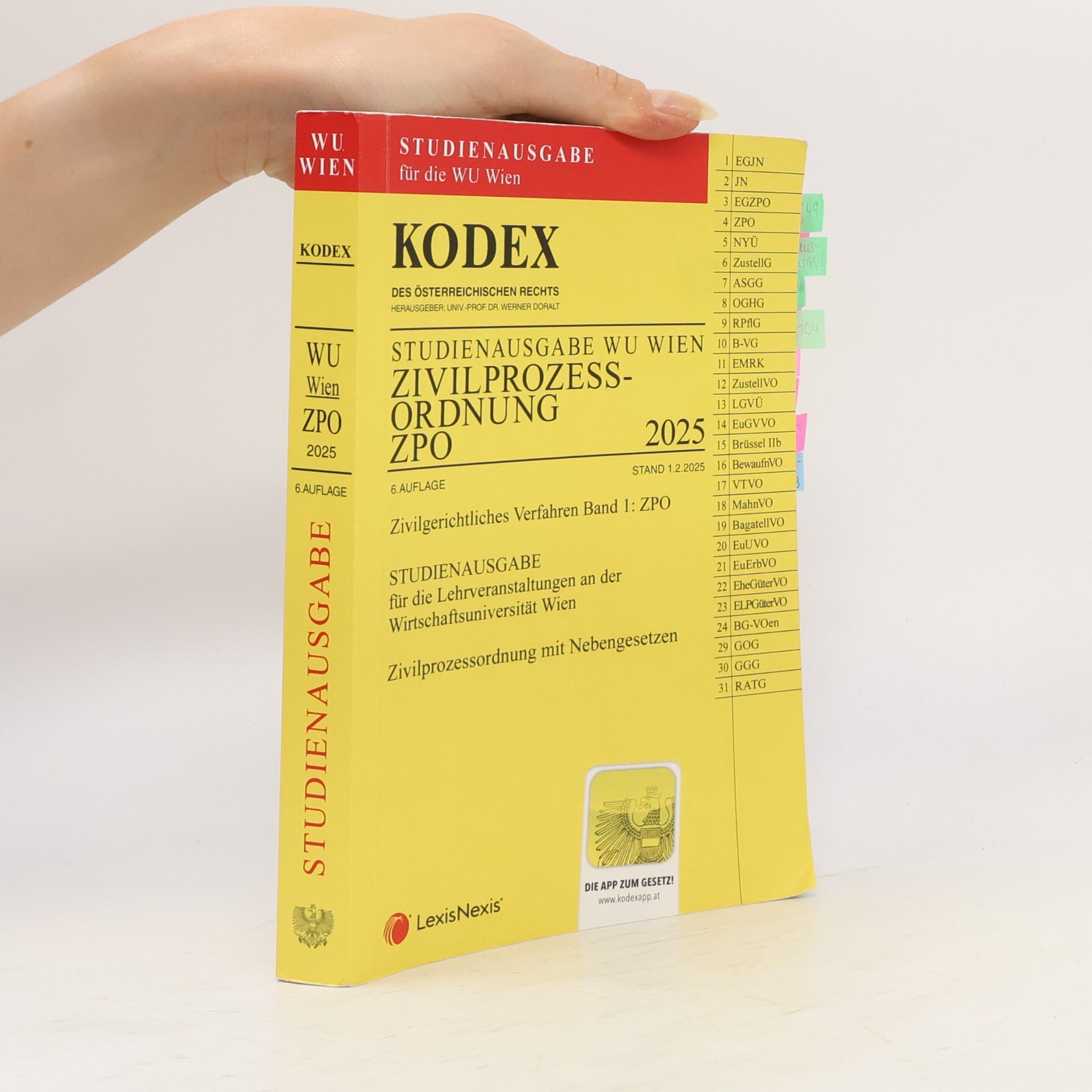 Werner Doralt Kodex Zivilprozessordnung ZPO 2025 1