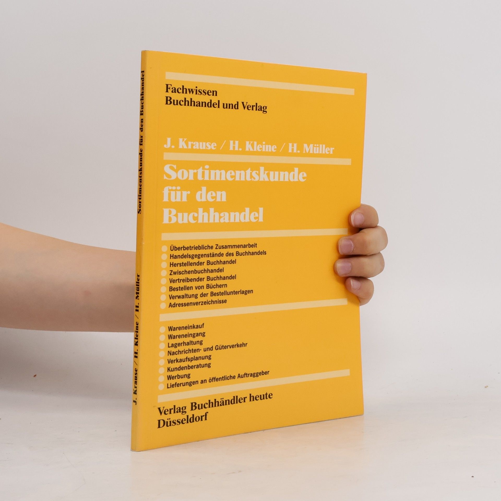 Sortimentskunde für Buchhändler