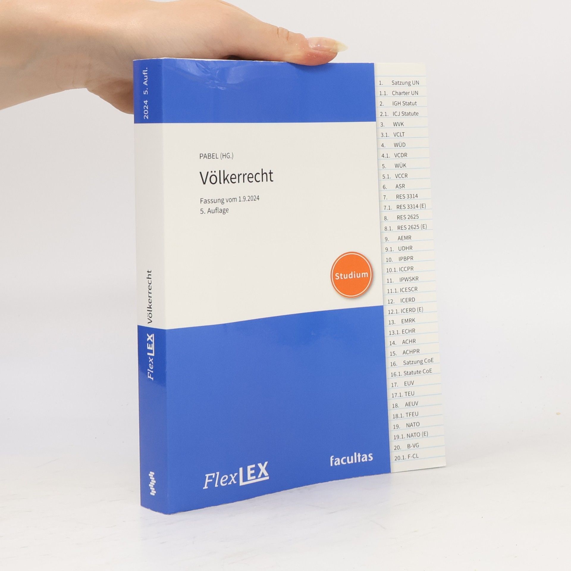 Pabel FlexLex Völkerrecht | Studium: Fassung vom 1.9.2024