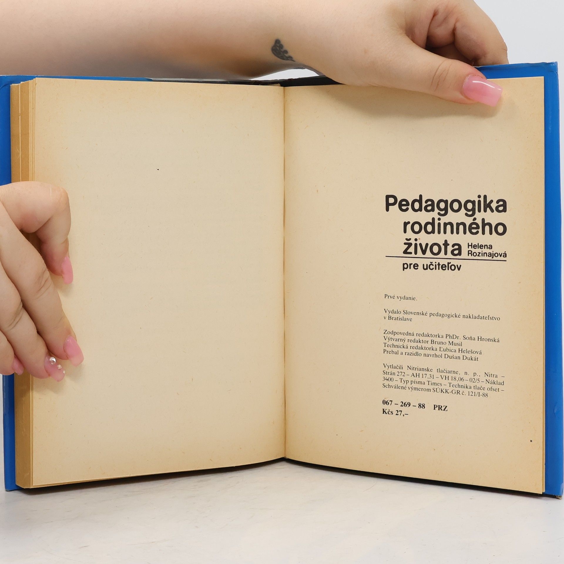Helena Rozinajová Pedagogika rodinného života