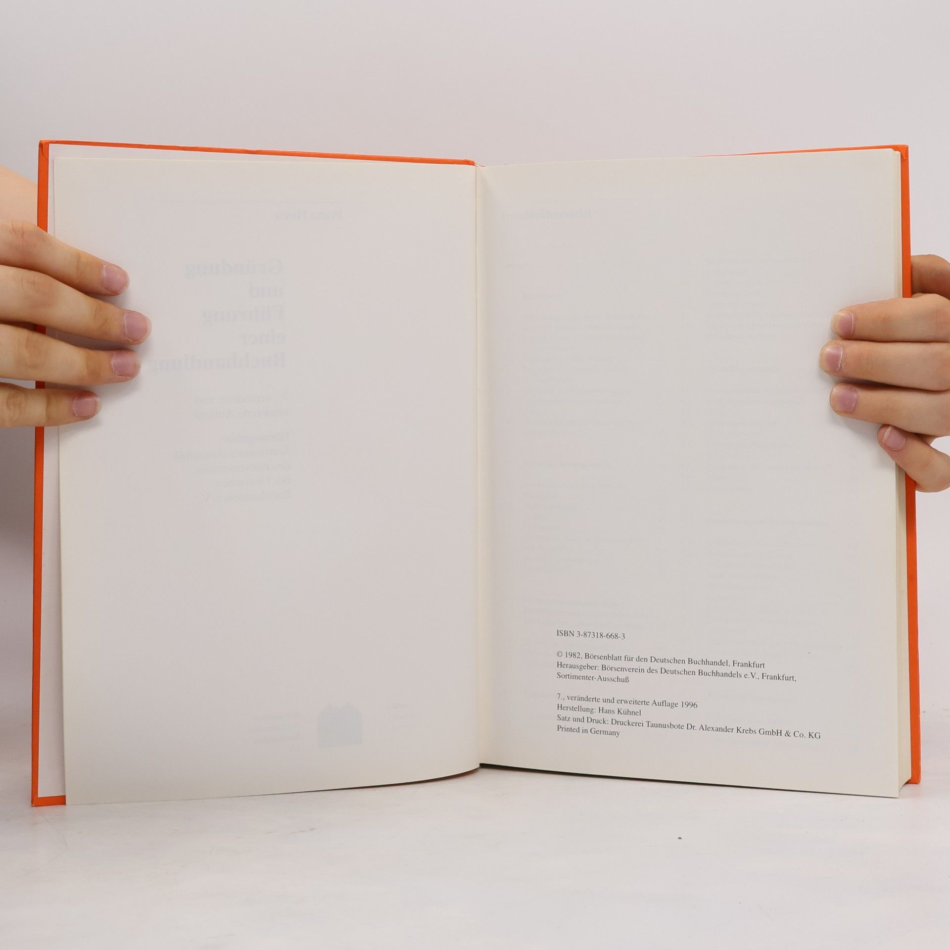 Franz Hinze Gründung und Führung einer Buchhandlung