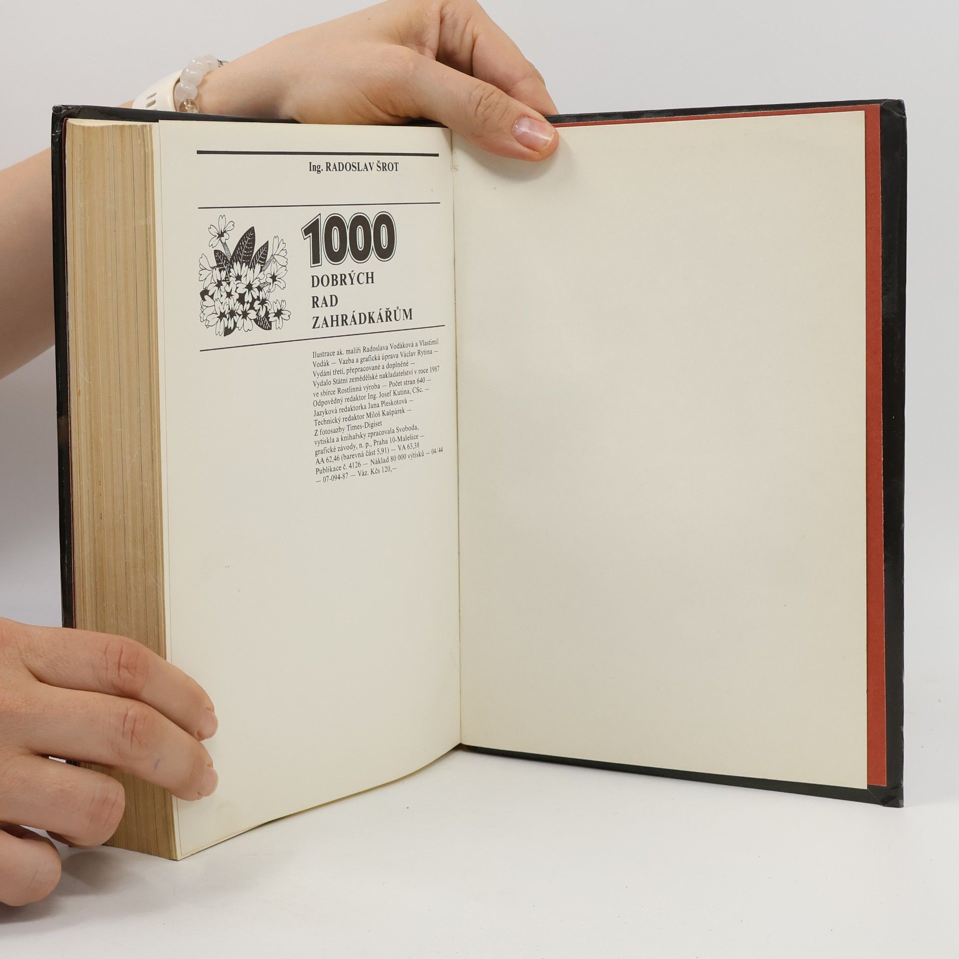 Radoslav Šrot 1000 dobrých rad zahrádkářům