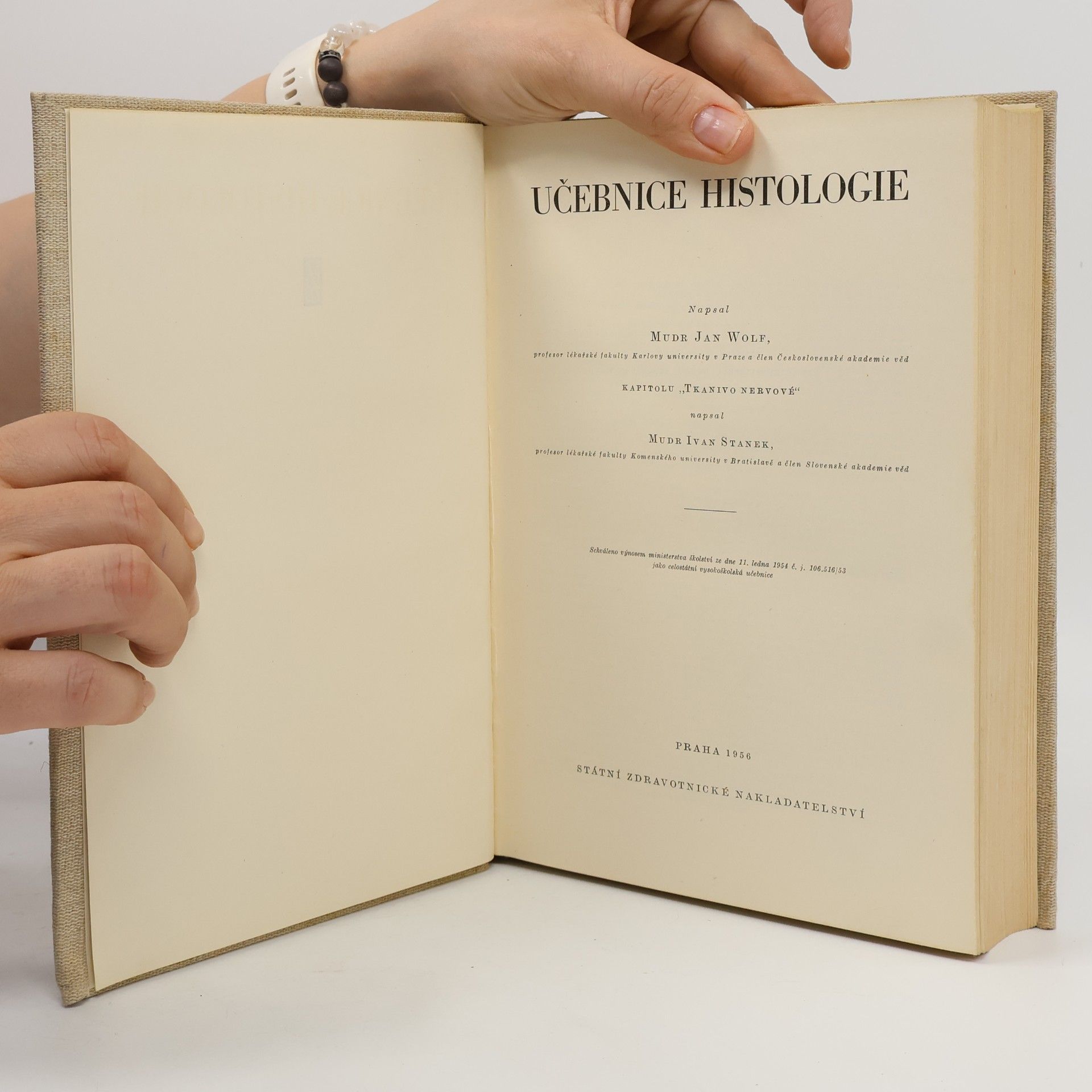 Jan Wolf Učebnice histologie