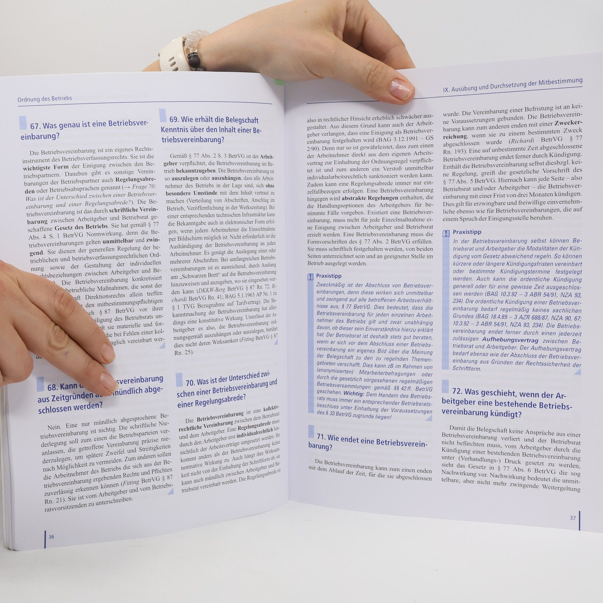 Autorenkollektiv Antworten für die Praxis. Praktische Tipps zur Mitbestimmung in sozialen Angelegenheiten