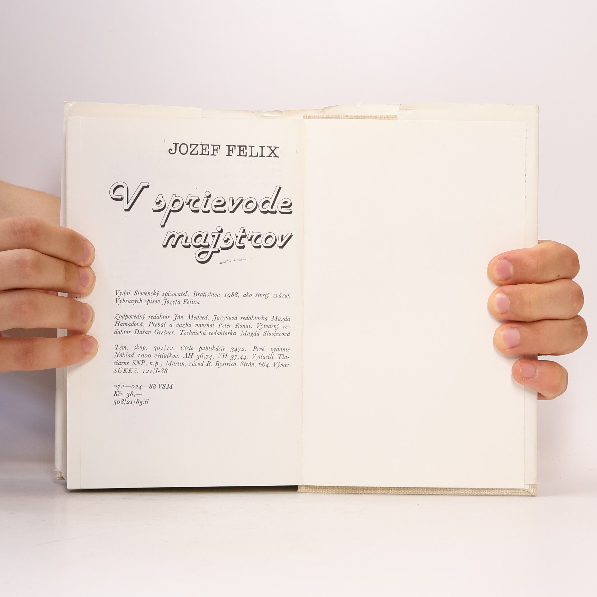 Jozef Felix V sprievode majstrov